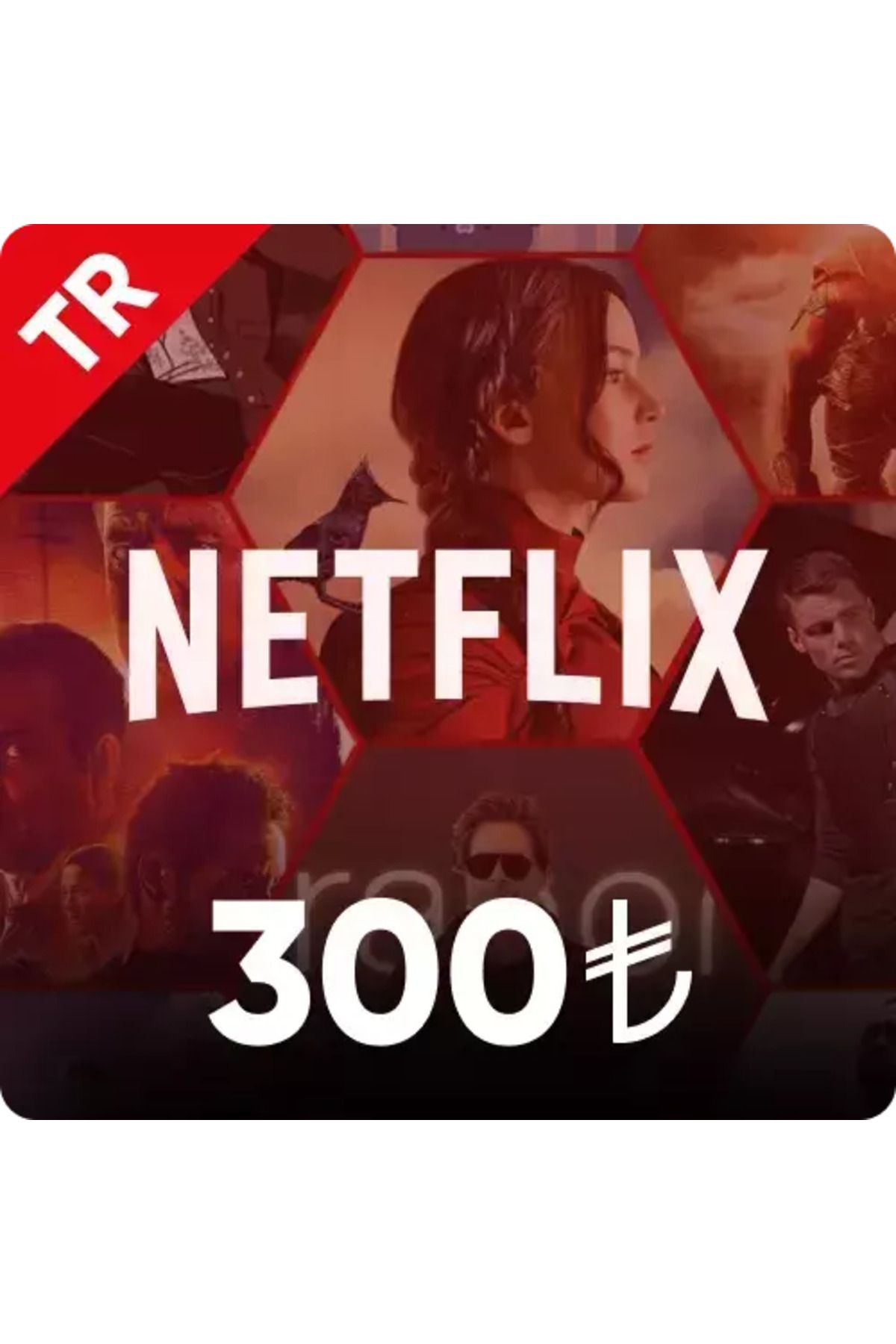 Hasefpin NETFLİX HEDİYE KARTI 300 TL