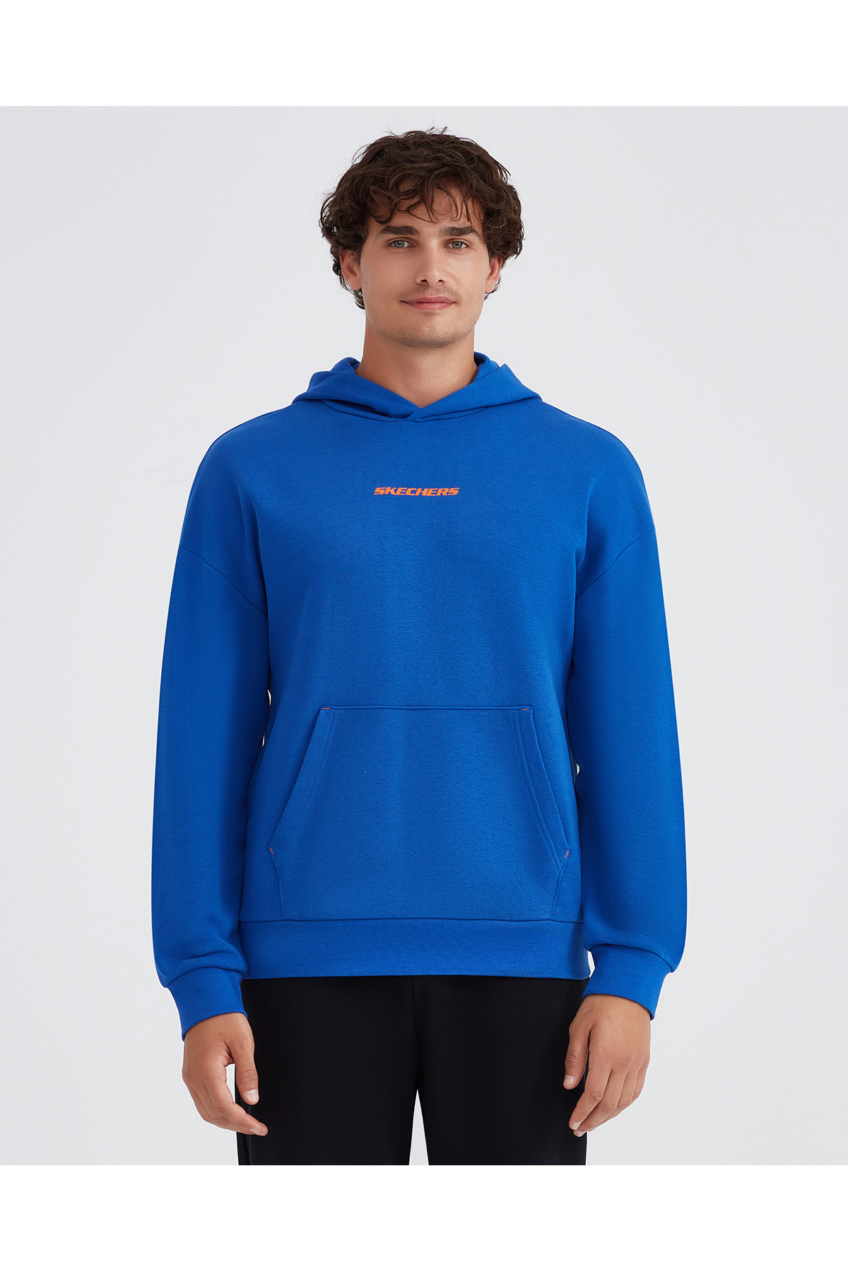 اسکچرز سویشرت مردانه آبی M Essential Hoodie S232438-403