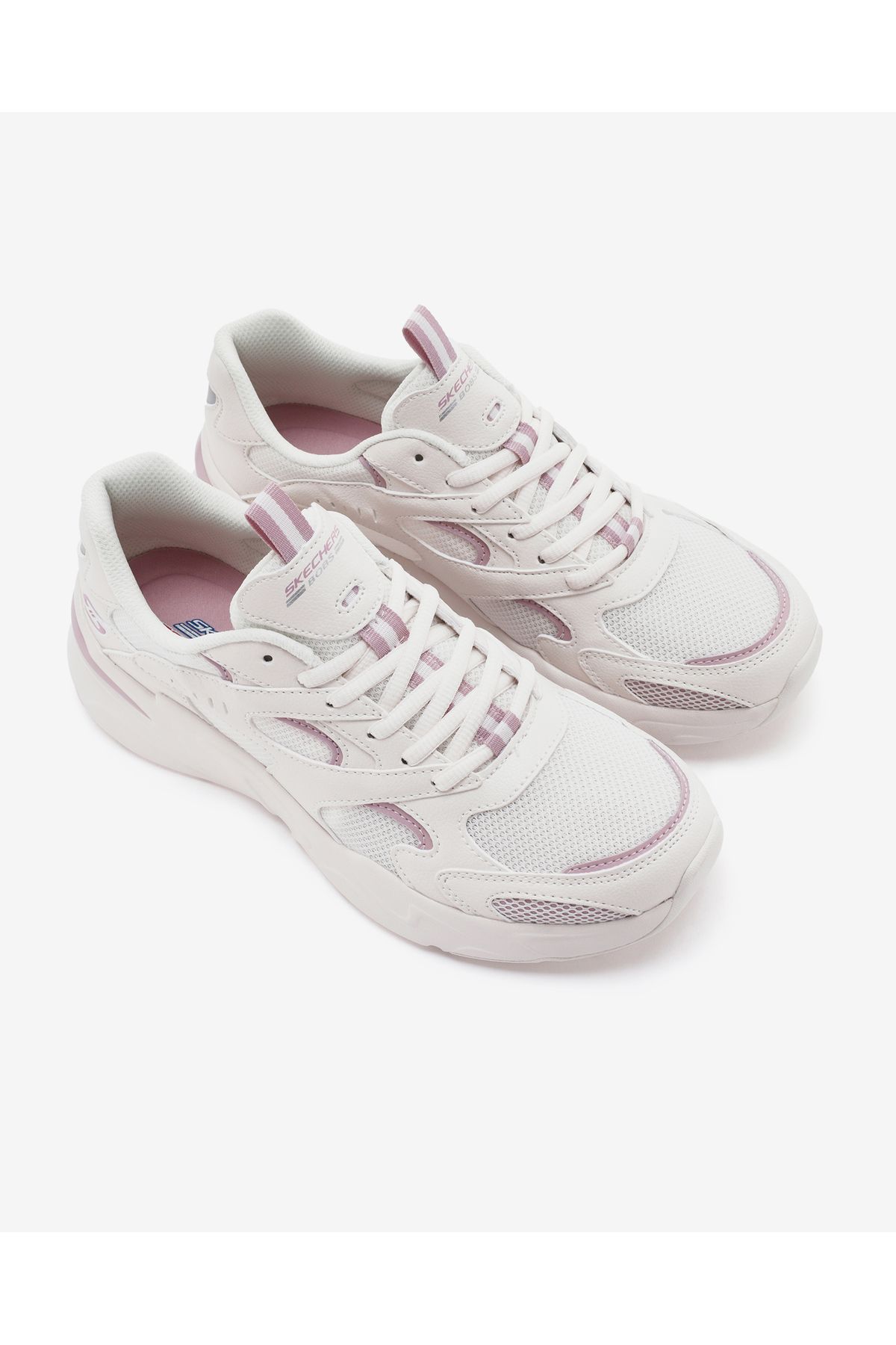 کفش دو و تمرین سفید زنانه BOBS BAMINA ورزشی 117354 WLV Skechers