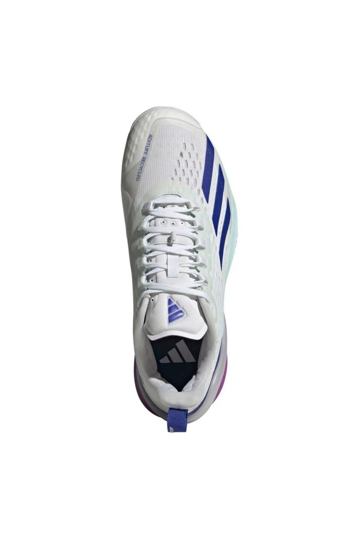 adidas-Adizero Cybersonic White All-Court Tennis Shoes Id8562 4