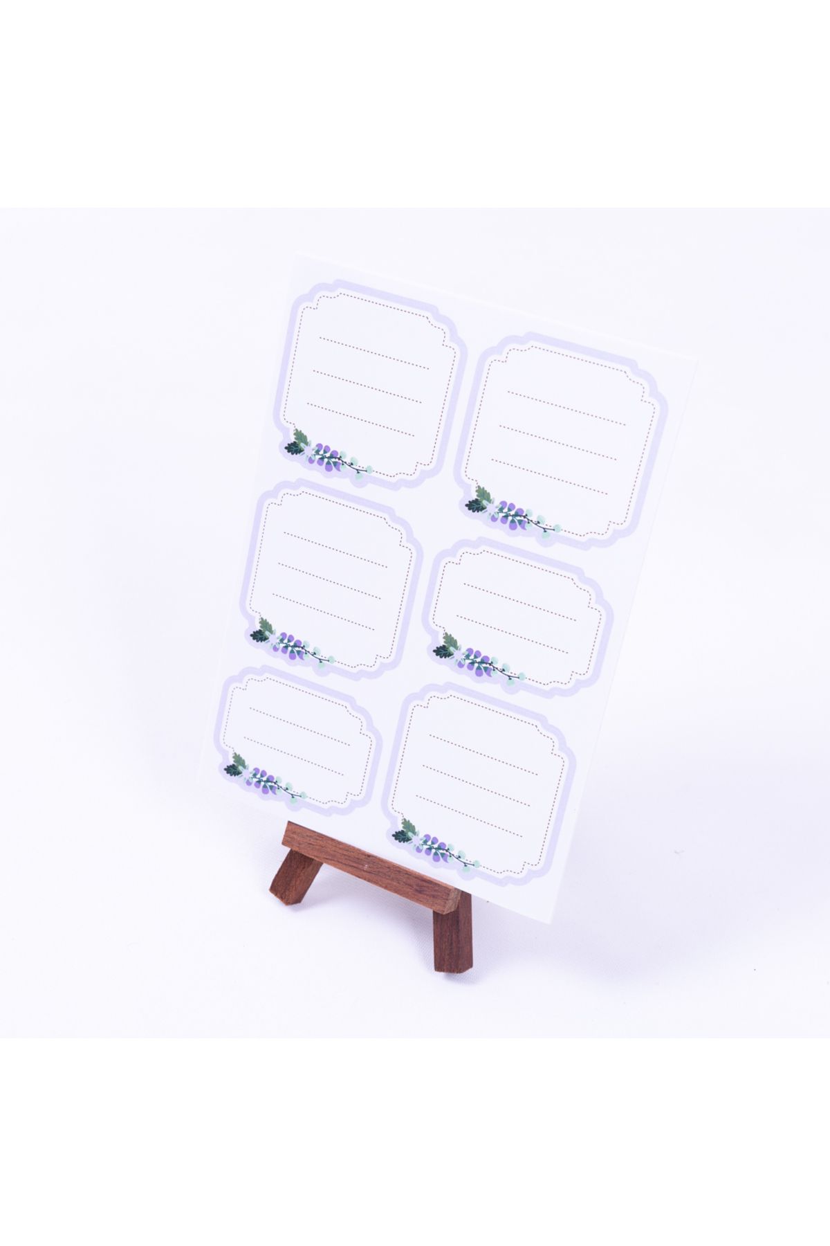 Bimotif Set De Autocolante Cu Note Liliac, A5 2 Coli - One Size