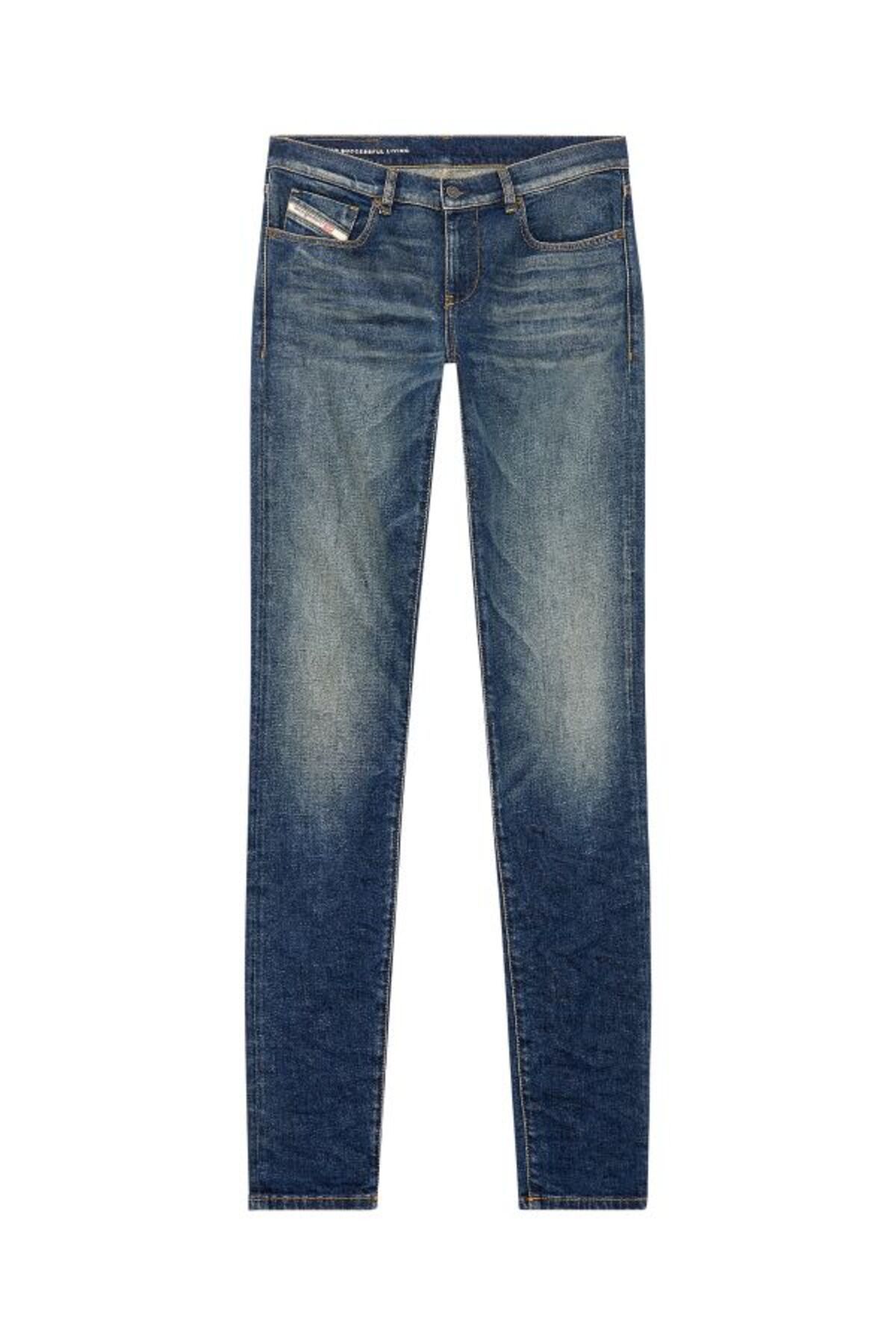 شلوار جین آبی مردانه Slim Fit Blue Jean 2019 D Trukt Diesel
