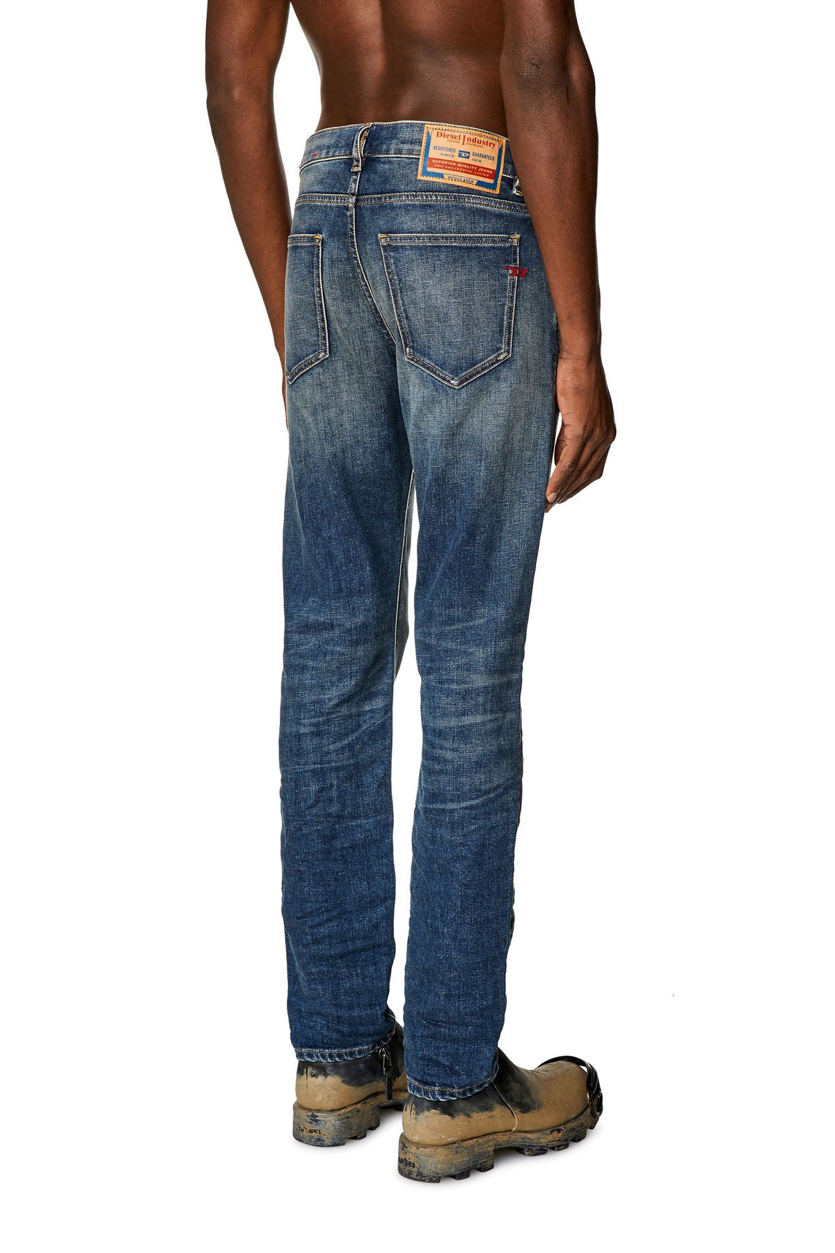 شلوار جین آبی مردانه Slim Fit Blue Jean 2019 D Trukt Diesel