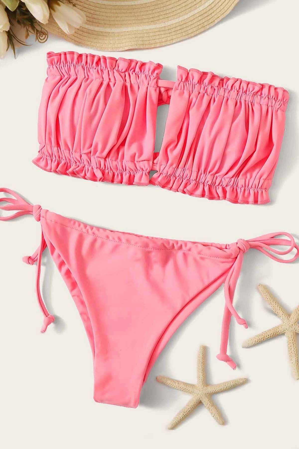 Angelsin-Partea de jos de bikini cu cravată model brazilian 3