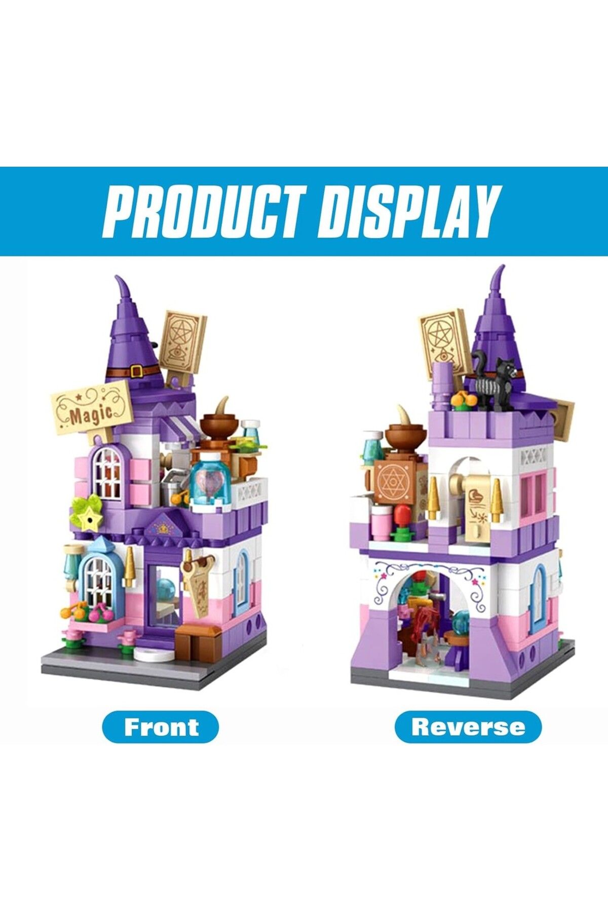 VARSTHREE-Mini Building Block Set, Creative DIY Architecture Toy 2