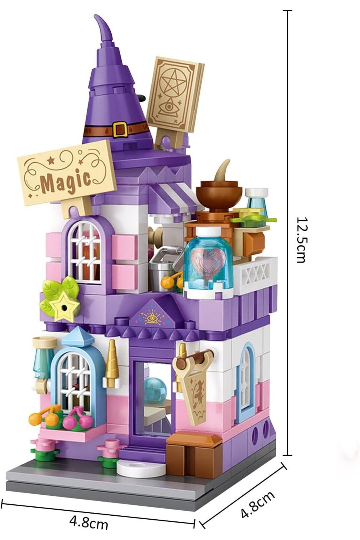 VARSTHREE-Mini Building Block Set, Creative DIY Architecture Toy 3