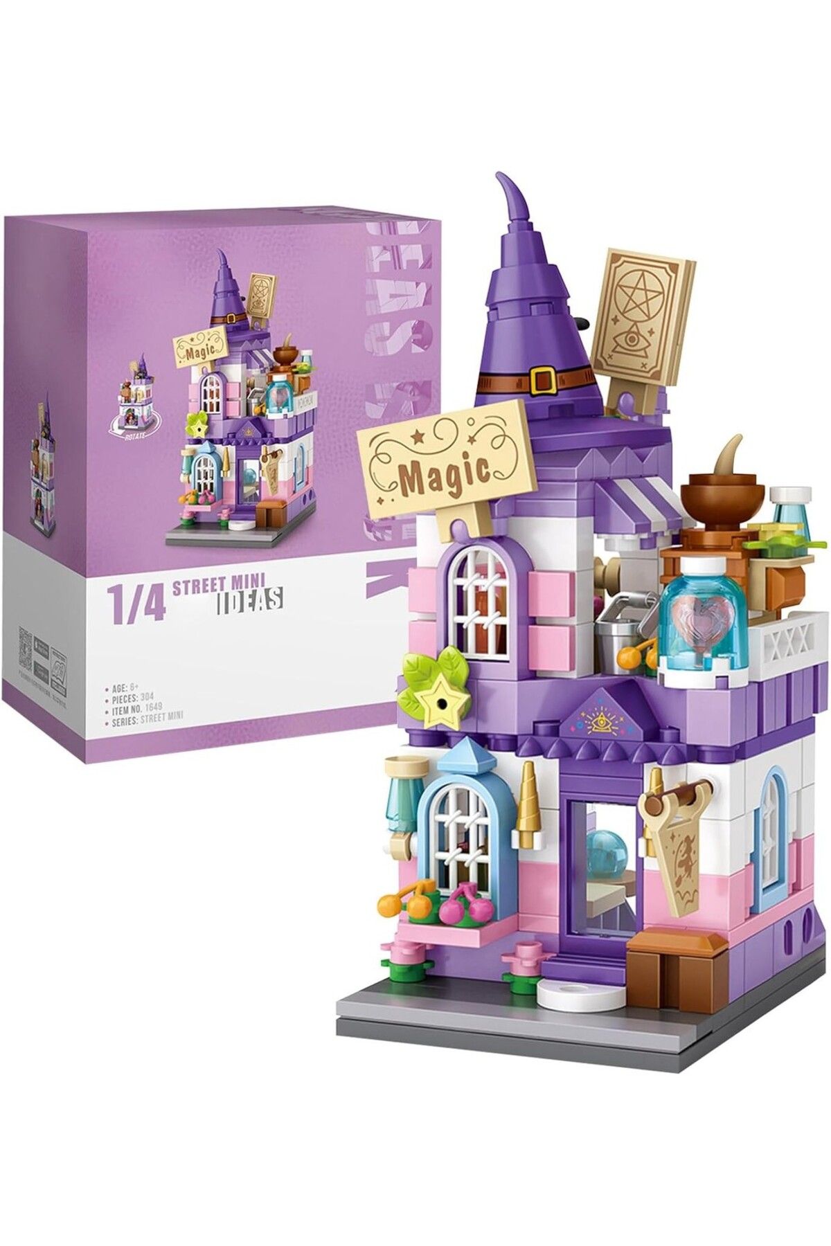 VARSTHREE-Mini Building Block Set, Creative DIY Architecture Toy 1