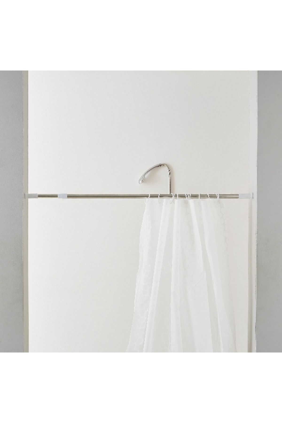 Home Box-Granta Shower Curtain Pole - 104-190 cm 2