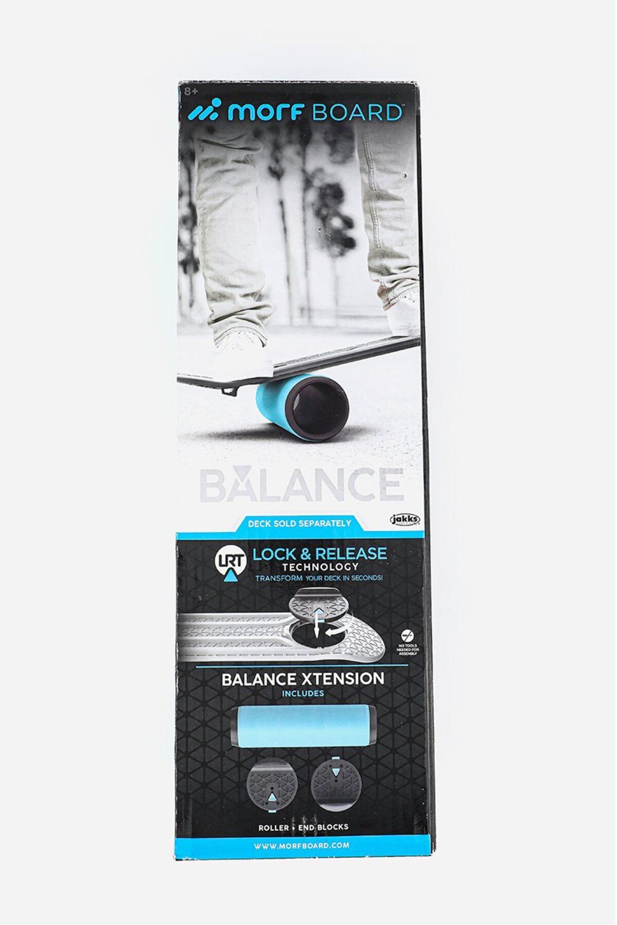 Jakks Pacific-Morf Board Balance Attachment Silver Cyan, Grey and Blue 2
