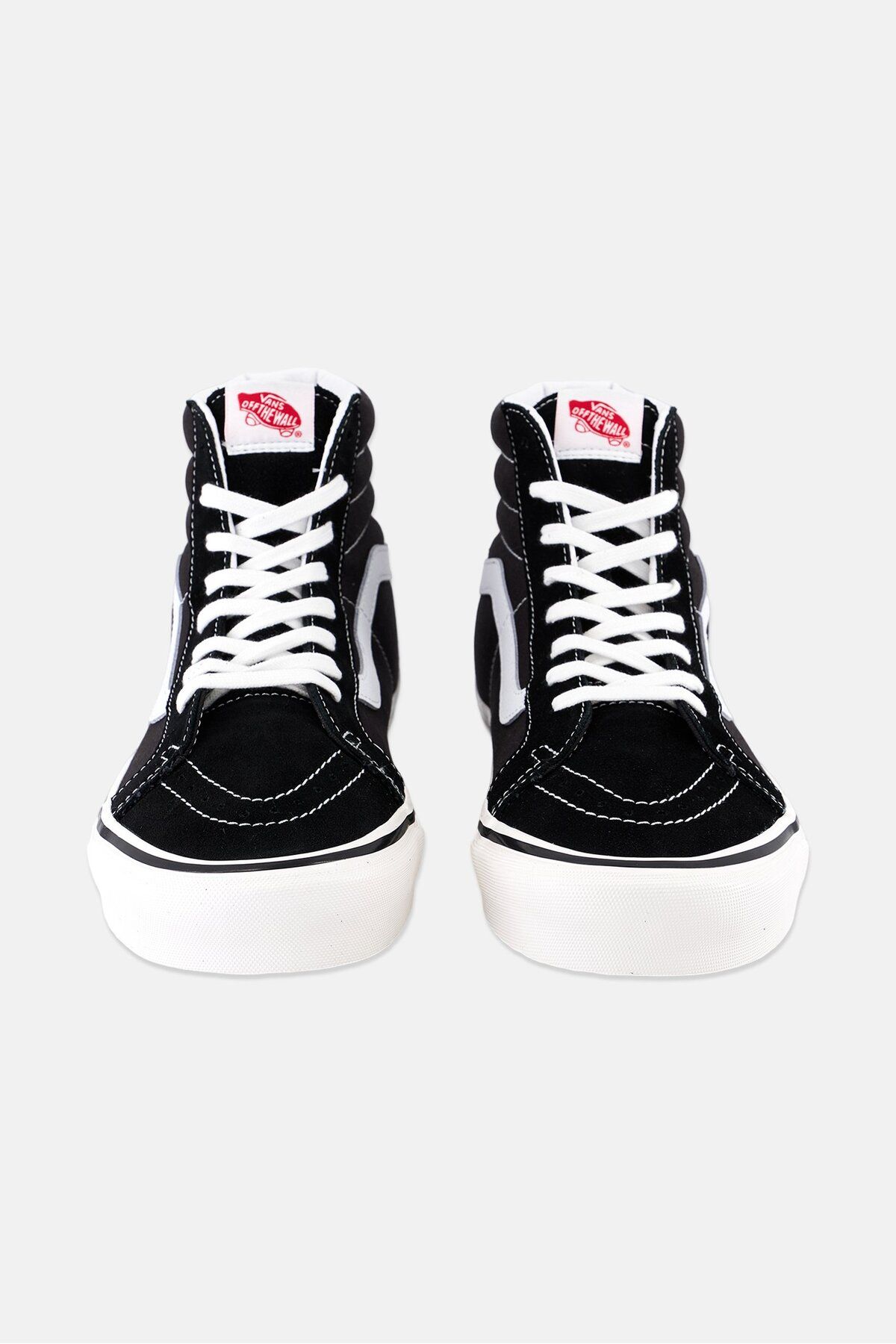 Vans-Women Sk8 Lace Up High Cut Shoes, Black/White 3