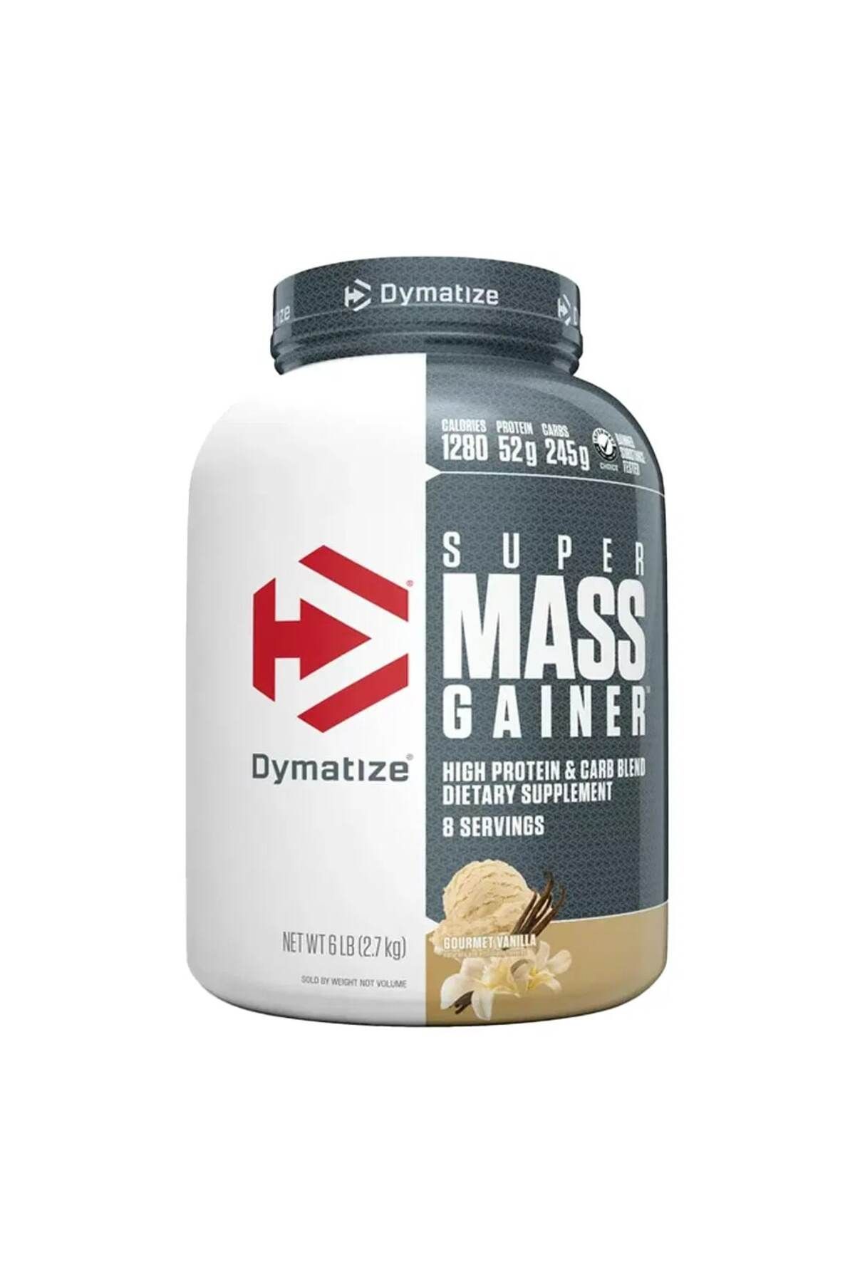 Dymatize-Super Mass Gainer, Gourmet Vanilla, 6 LB 1