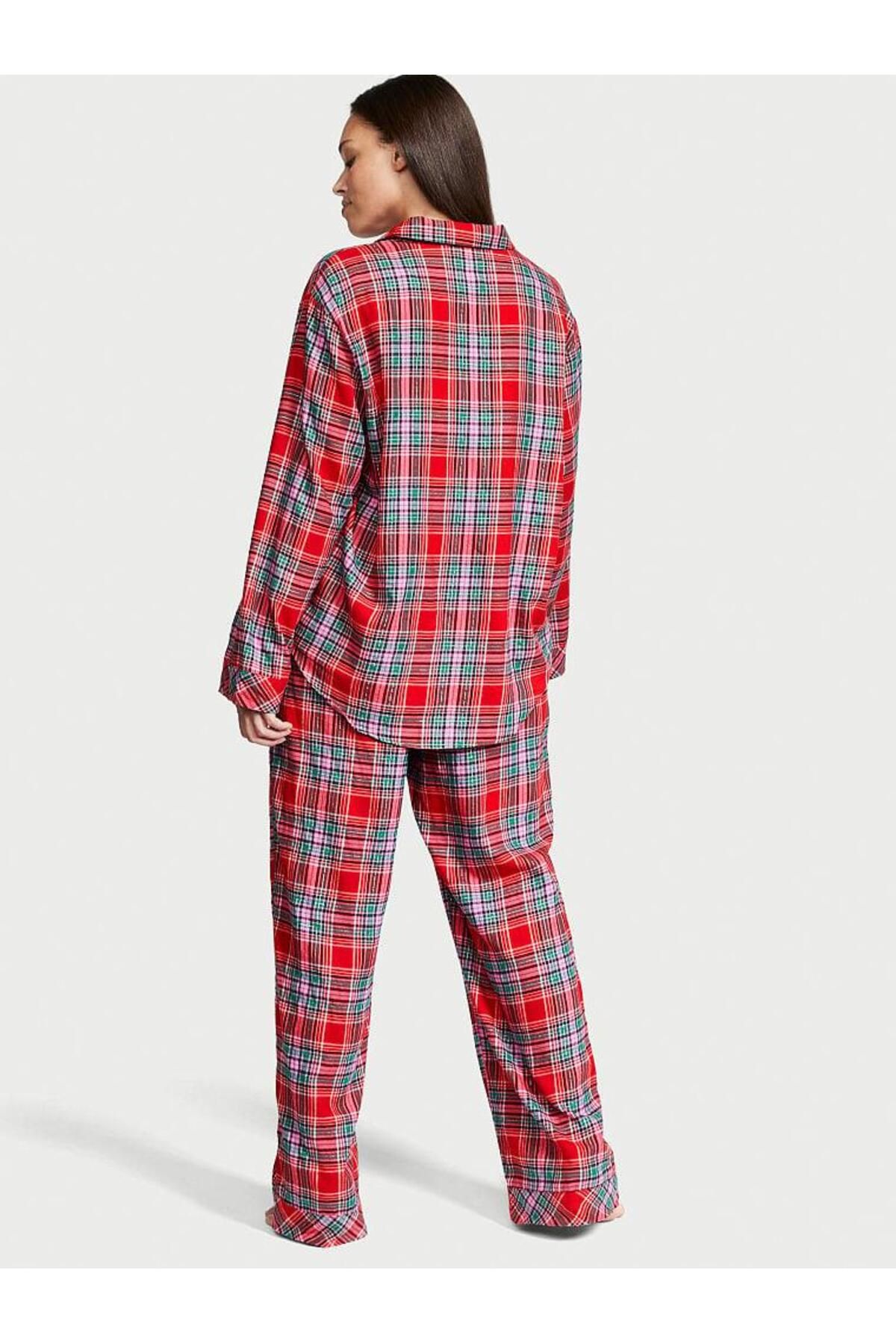 Victoria's Secret-Flannel Long Pajama Set 2