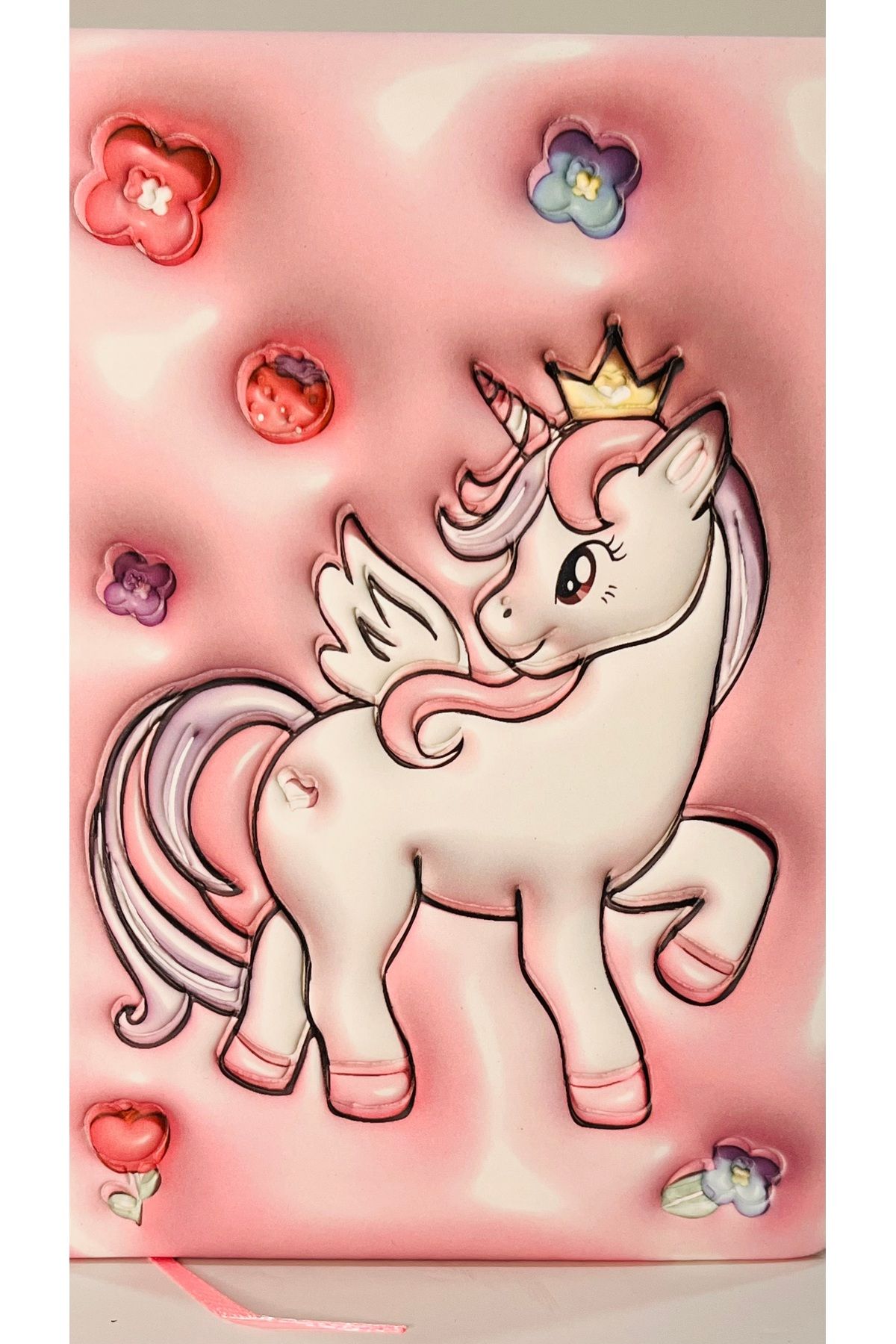 karinabest-Squishy Coated Fluffy Daily Memo Pad 96 Sheets Lined Notebook with Squishy Grip 5