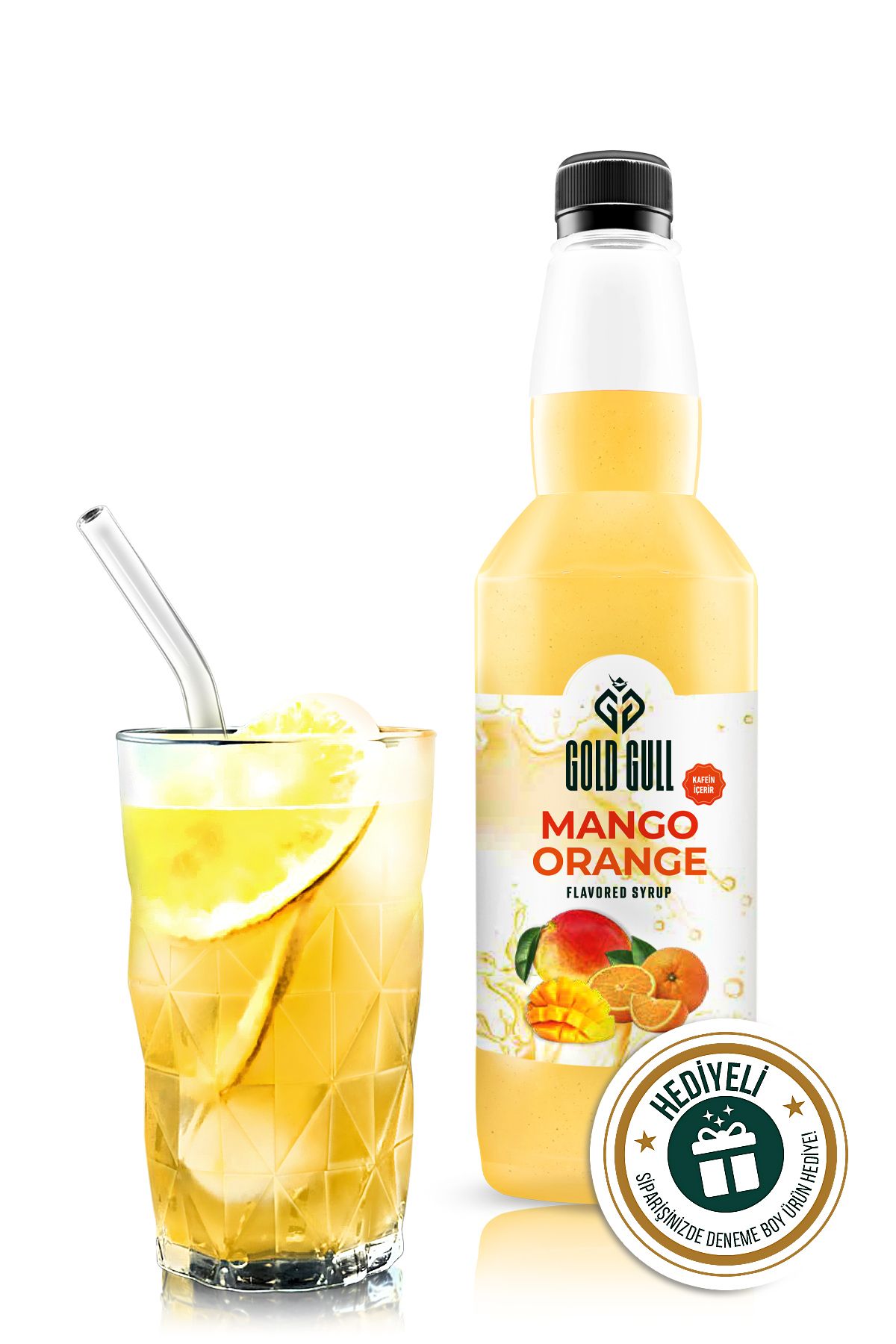 gold gull Mango Portakal (Mango Orange) Konsantre Şurup 700 ml.