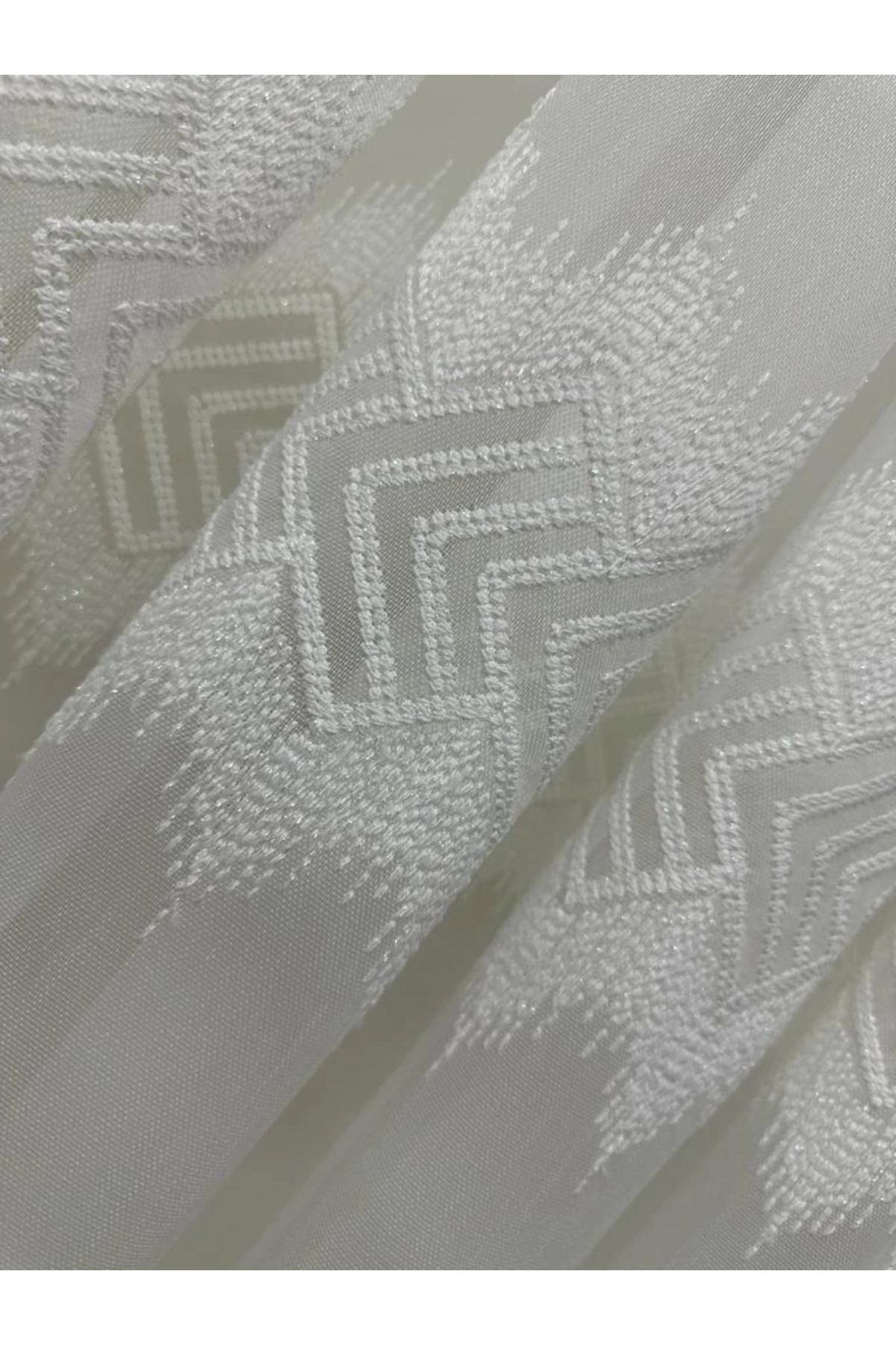 NİVEMESHOME-Nivemeshome Lucca 1/3 Frequent Pleated Tulle Curtain Apm 8