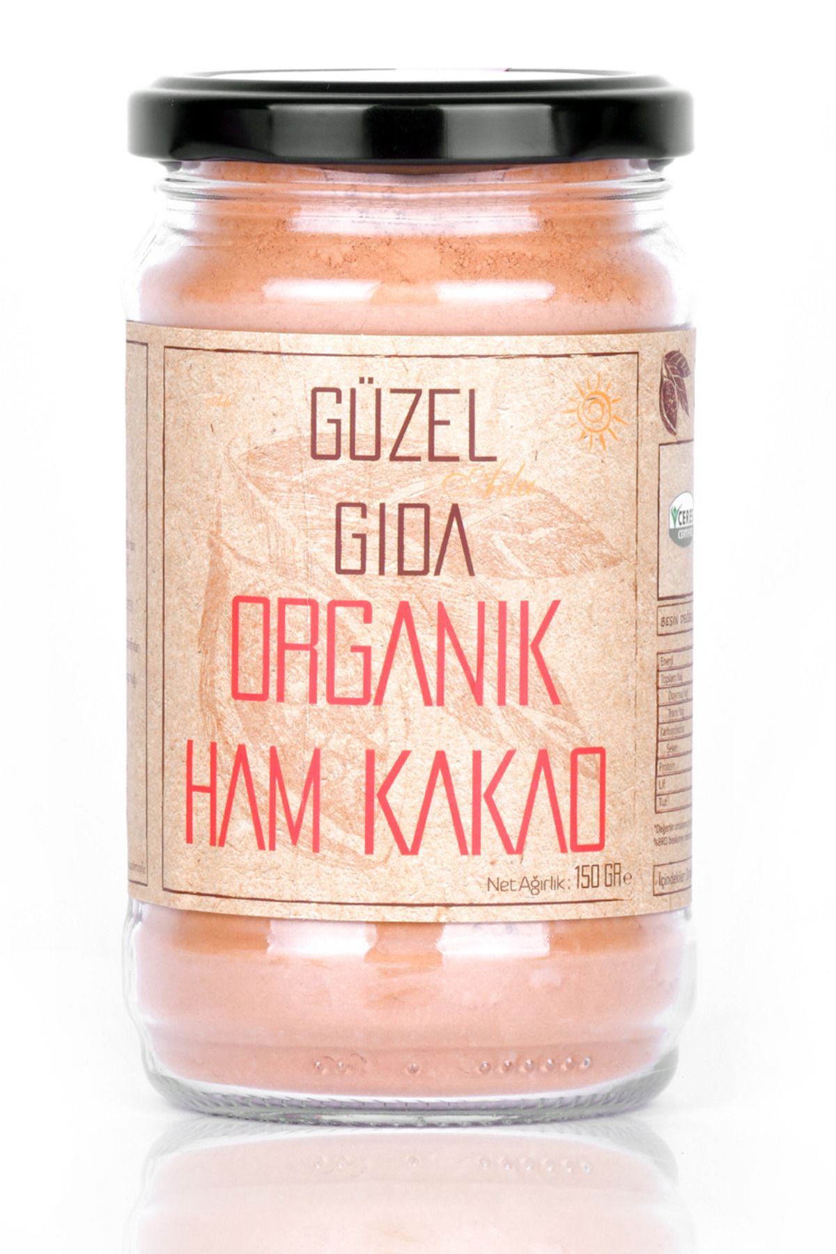 Güzel Ada Gıda Organik Ham Kakao 150 G Glutensiz