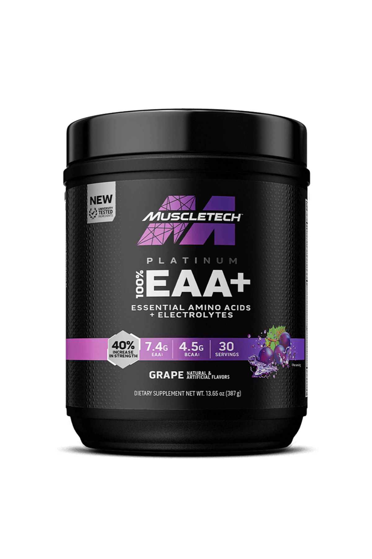 MUSCLETECH-Platinum 100% EAA+, Grape, 30 1