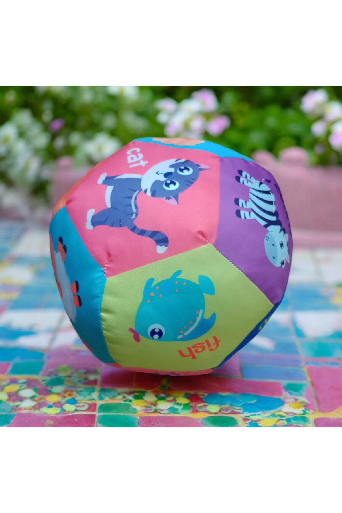 Molie çıngıraklı peluş büyük top fotoğrafı 2 (önizleme)