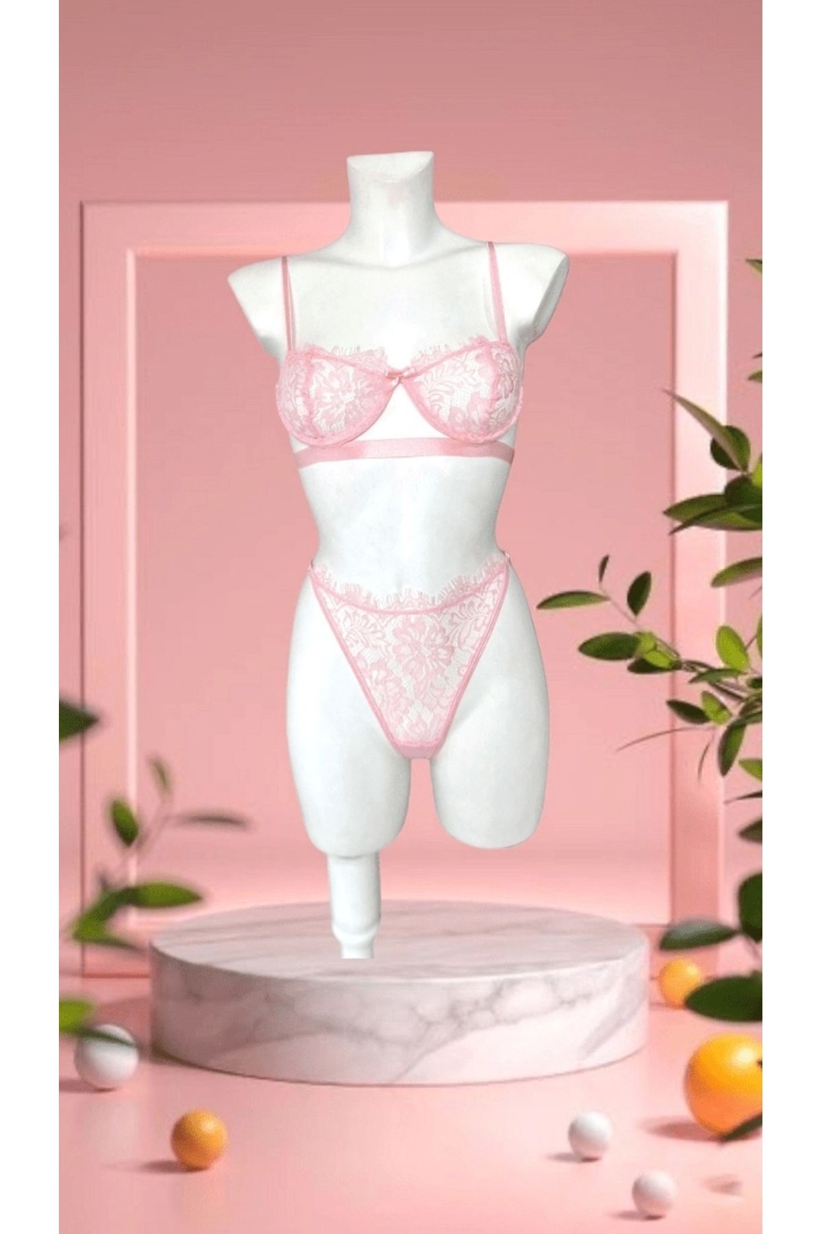 gc gece incisi-TranSparent Fringed Bra Set 7