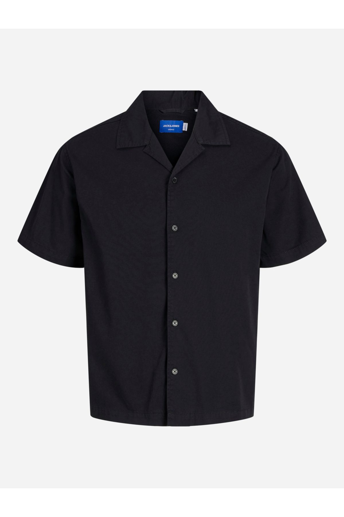 Jack & Jones-Washed Resort Shirt with Button Placket 1