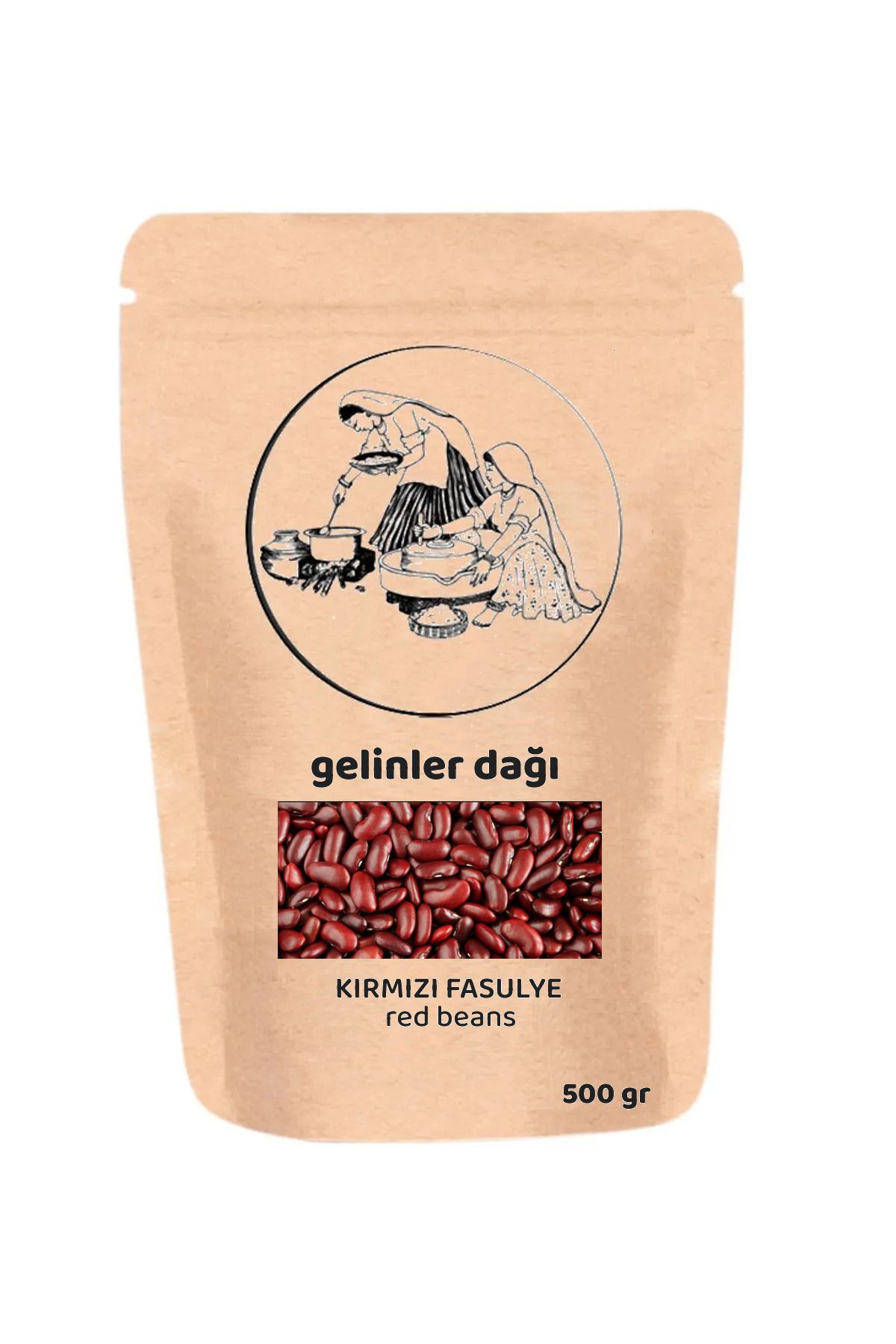 Gelinler Dağı Kırmızı Fasulye 500 gr (Glütensiz)