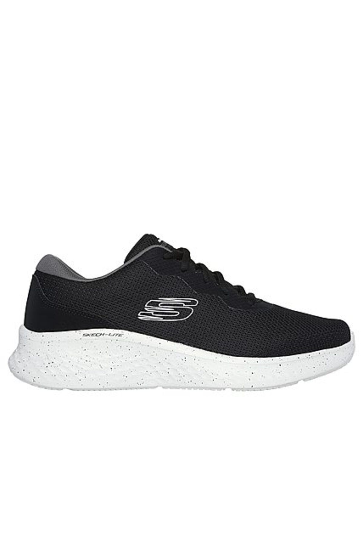 SKECHERS-Black and White Walking Shoes - 232830 -Bkw 1