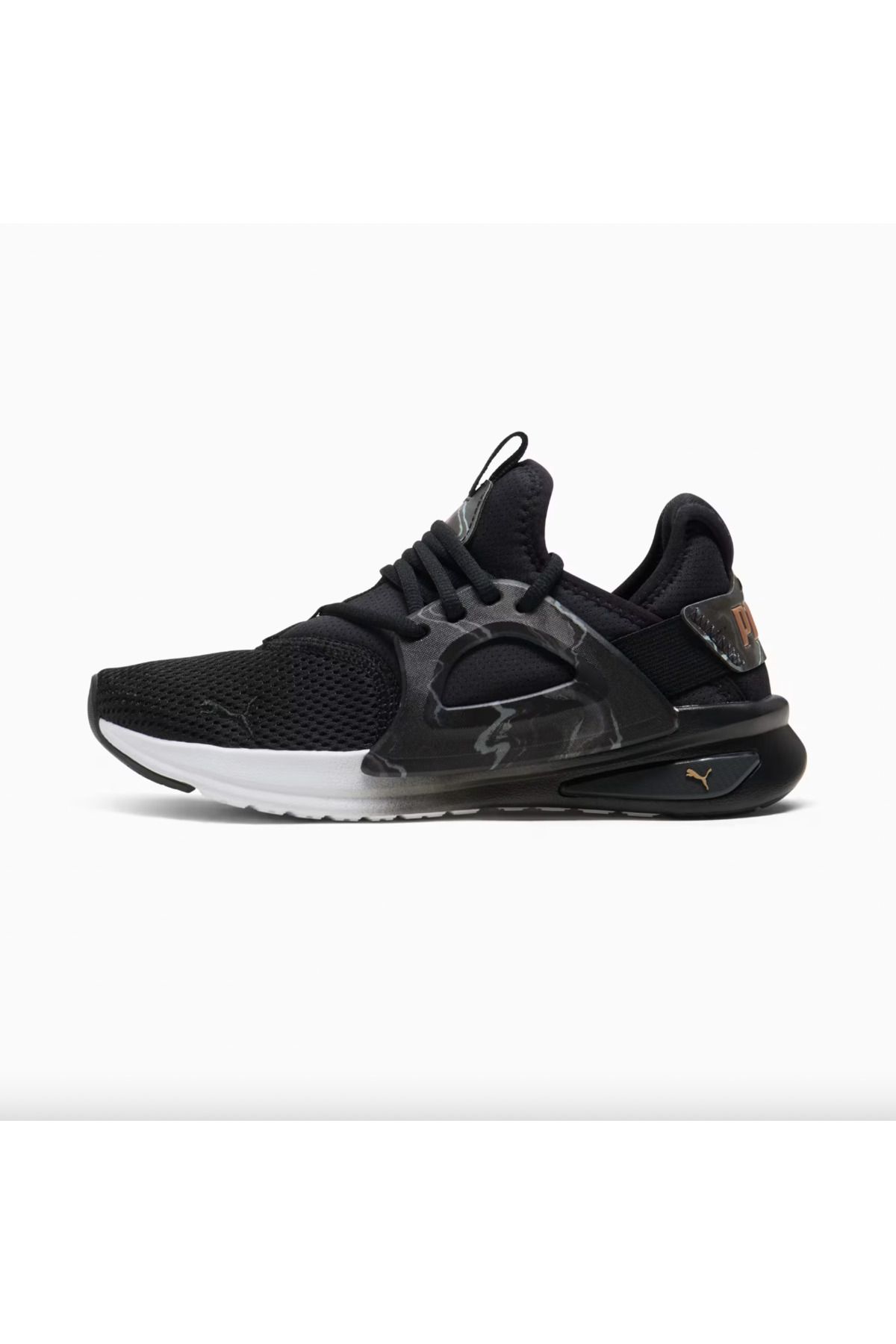 Puma Softride Enzo Evo Geode - Puma Black I Puma Gold Buty Mężczyzna - 37.5