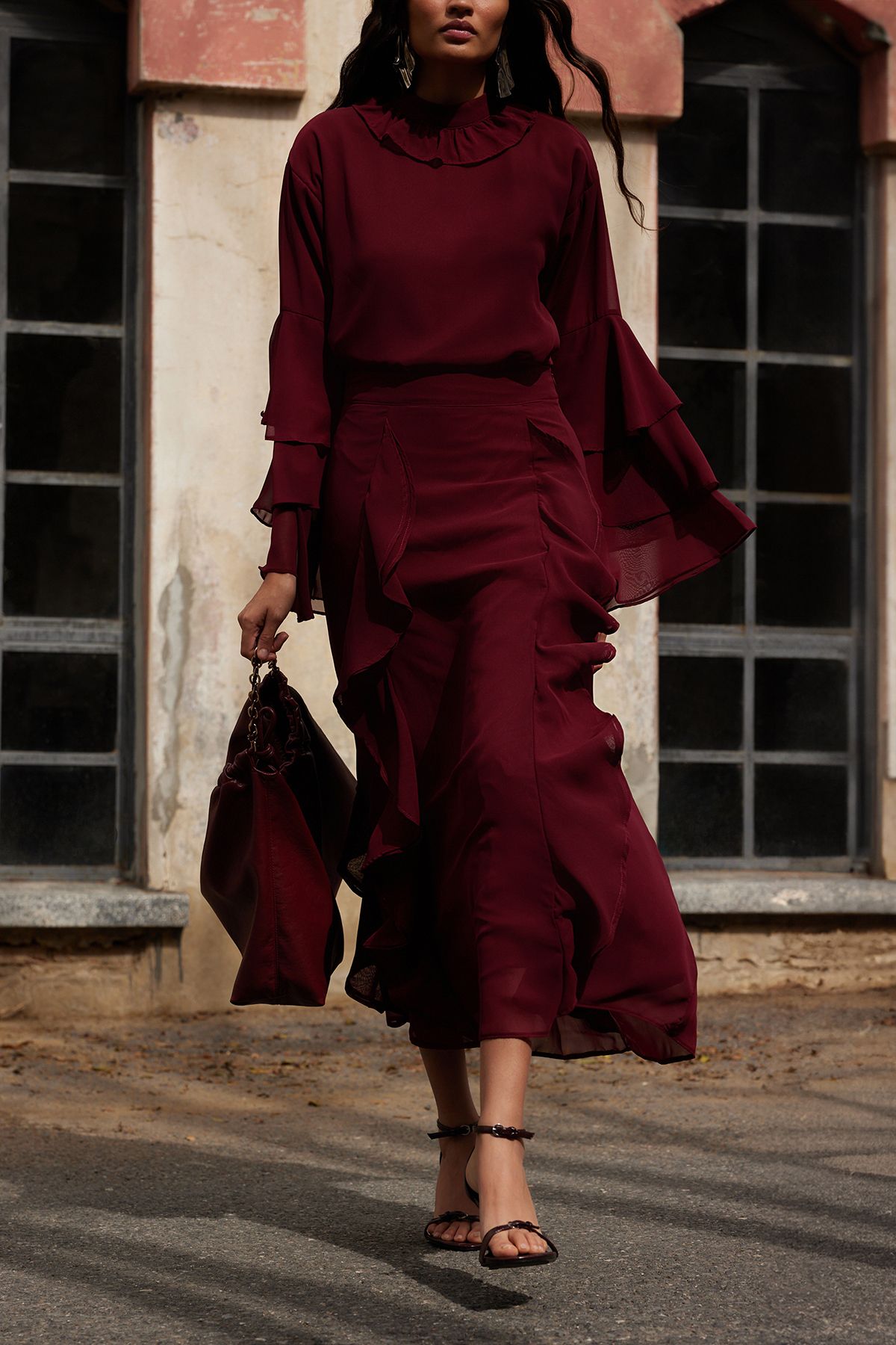trendyol-modest-womens-burgundy-straight-midi