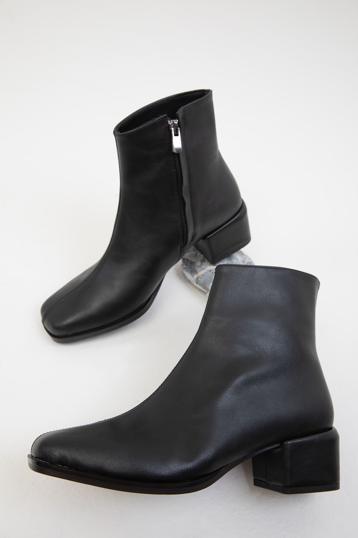 Siyah Kadın Bot & Bootie 18489 - 2