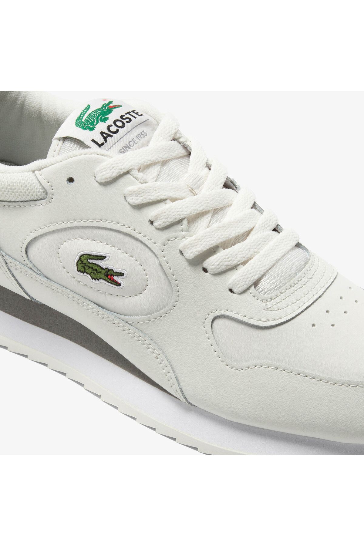 اسنیکر سفید مردانه کفش ورزشی شکسته LineTrack Lacoste