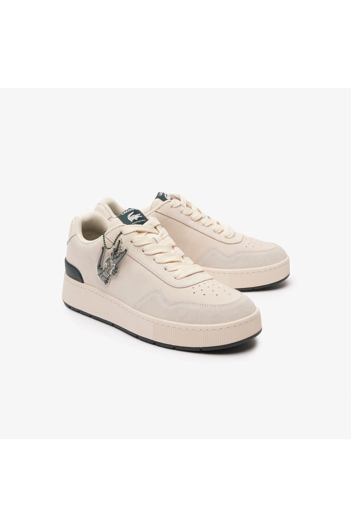 اسنیکر نود مردانه کفش ورزشی Beige Clip Ace Lacoste