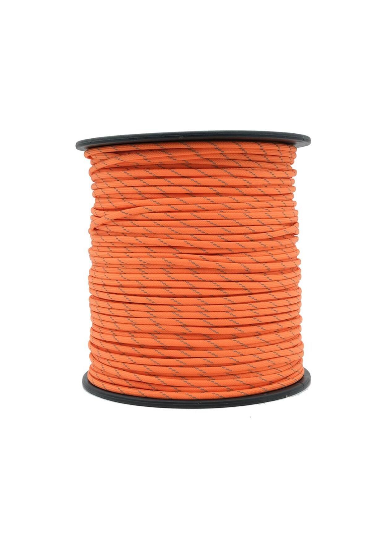 MG ROPES Paracord Ip 4 Mm Reflektörlü Turuncu No:53 10 Metre