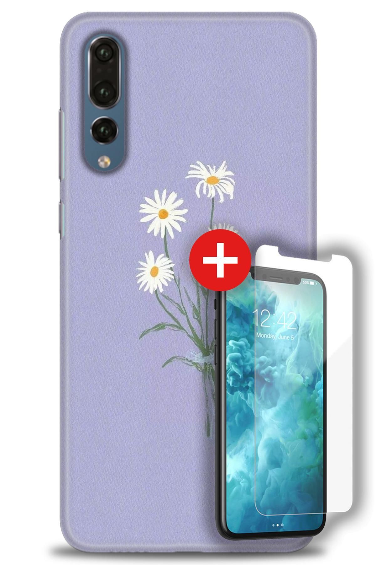 kılıfevreni Huawei P20 Pro Kılıf HD Baskılı Kılıf + MAT DAVİN KIRILMAZ EKRAN KORUYUCU w (21)