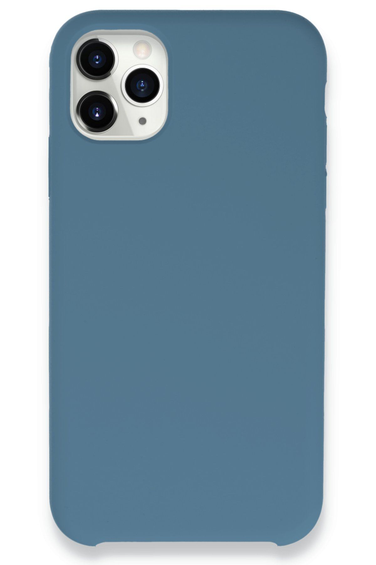 NewFace iPhone 11 Pro Max Uyumlu Kılıf Lansman Legant Silikon - Açık Mavi
