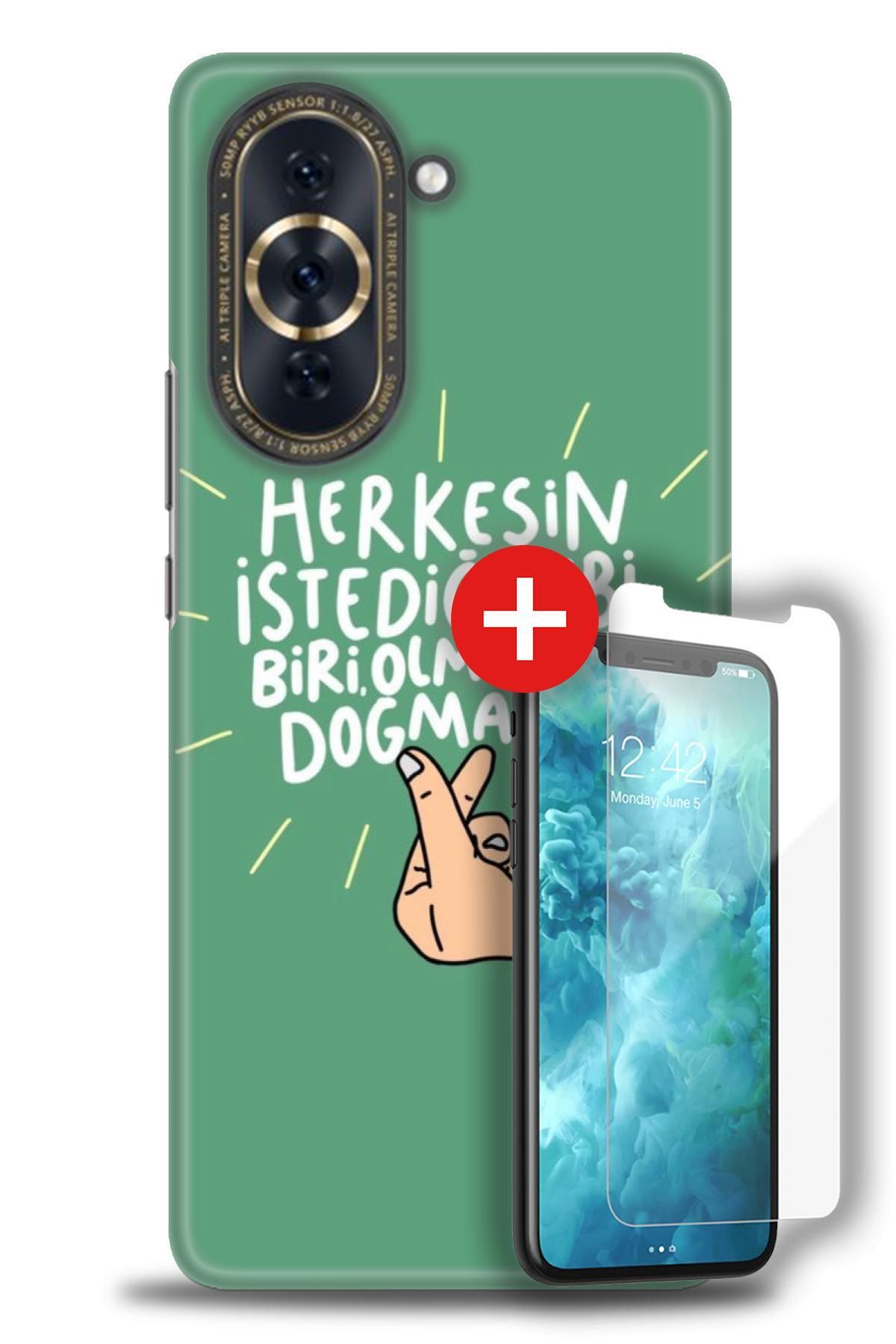 kılıfevreni Huawei Nova 10 HD Baskılı Kılıf + MAT DAVİN KIRILMAZ EKRAN KORUYUCU c (5)