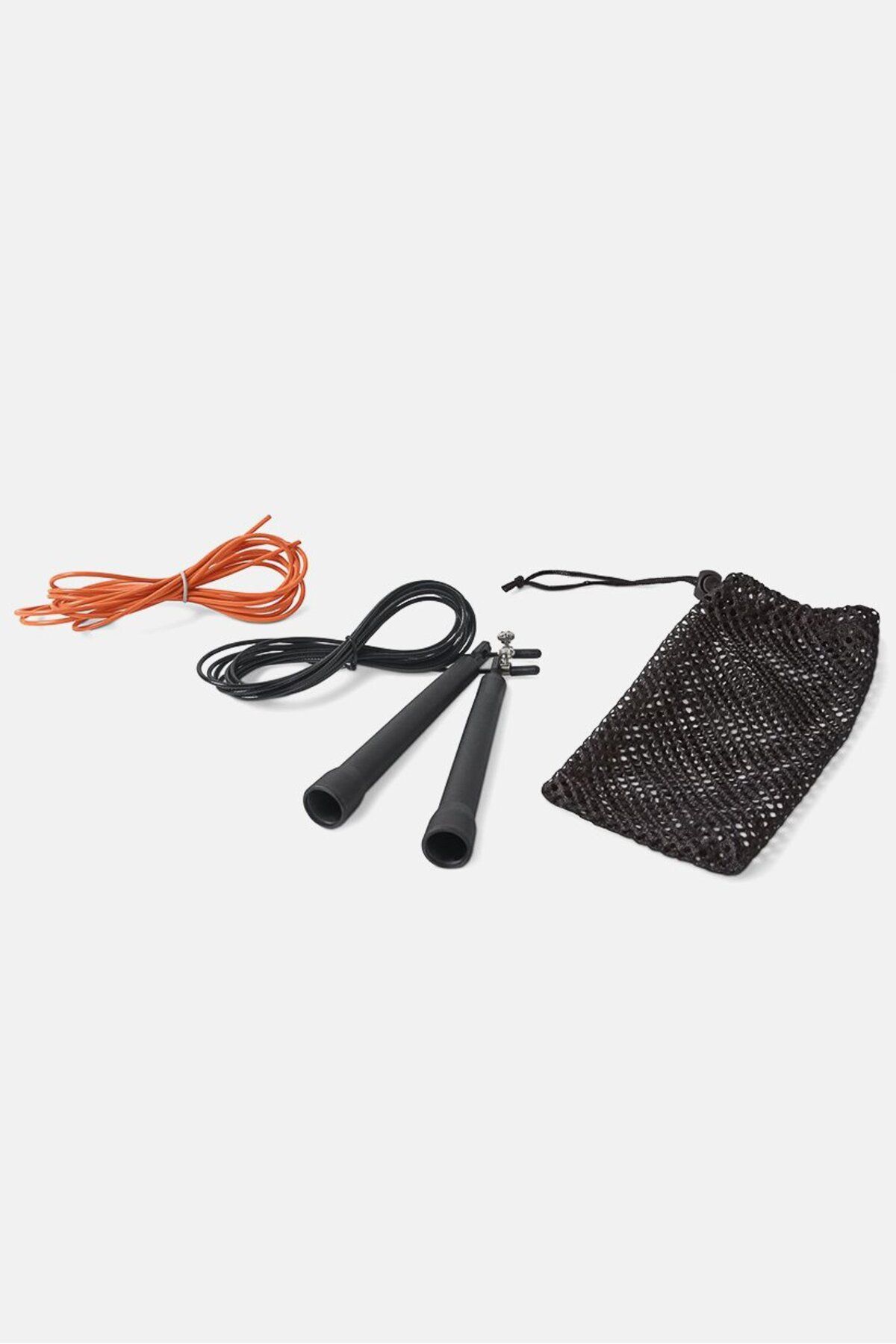 Tchibo-2 in 1 High Speed Skipping Rope, Black and Orange 2