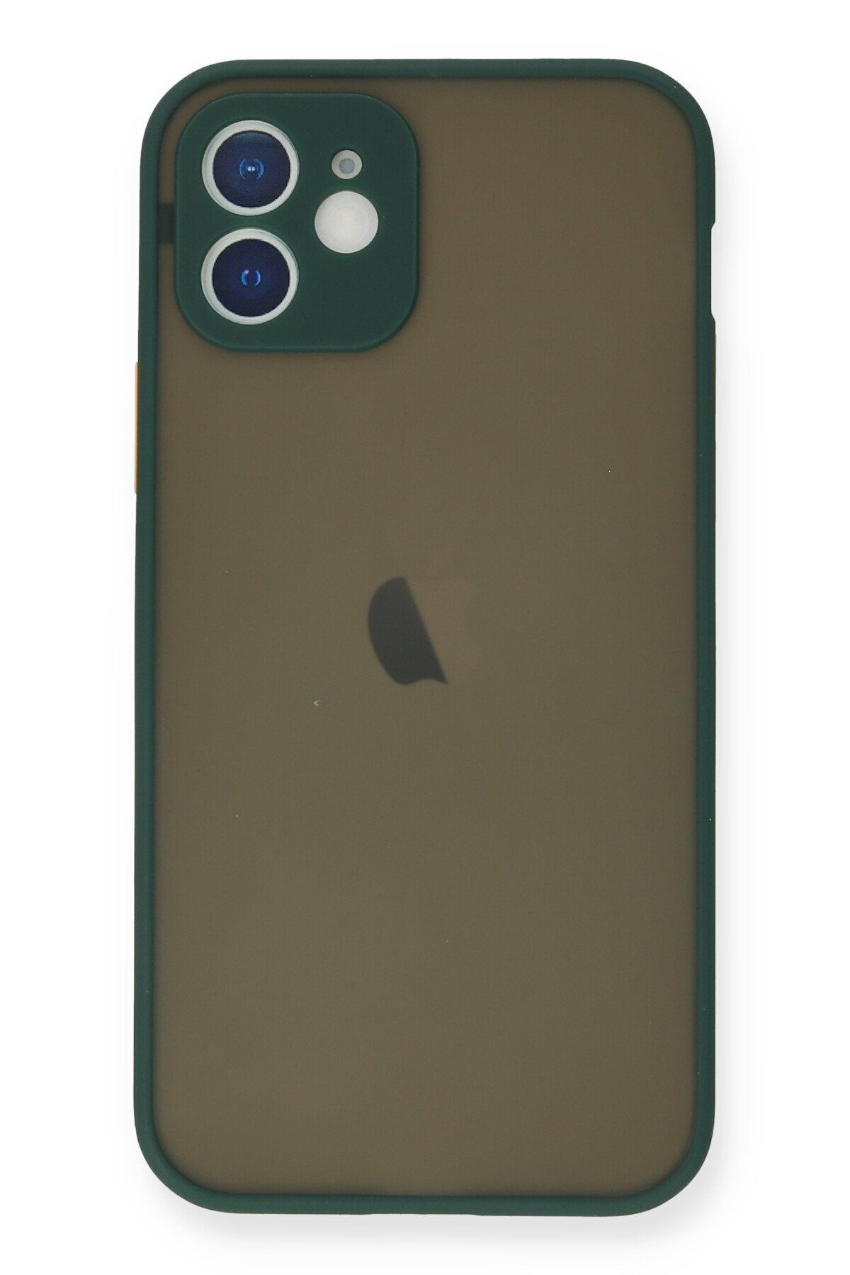 NewFace iPhone 12 Mini uyumlu  Kılıf Montreal Silikon Kapak - Yeşil ZRNET