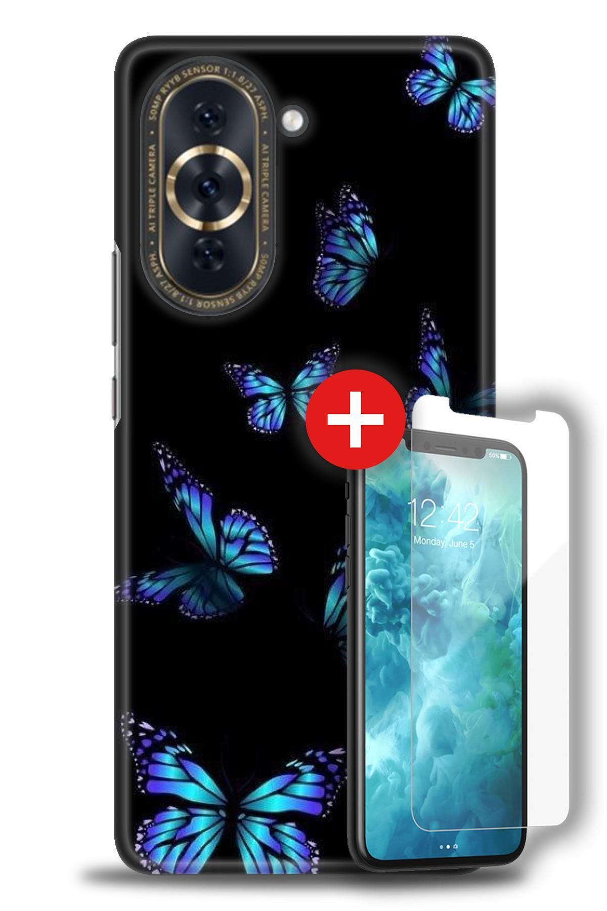 kılıfevreni Huawei Nova 10 Kılıf HD Baskılı Kılıf + MAT DAVİN KIRILMAZ EKRAN KORUYUCU x (13)