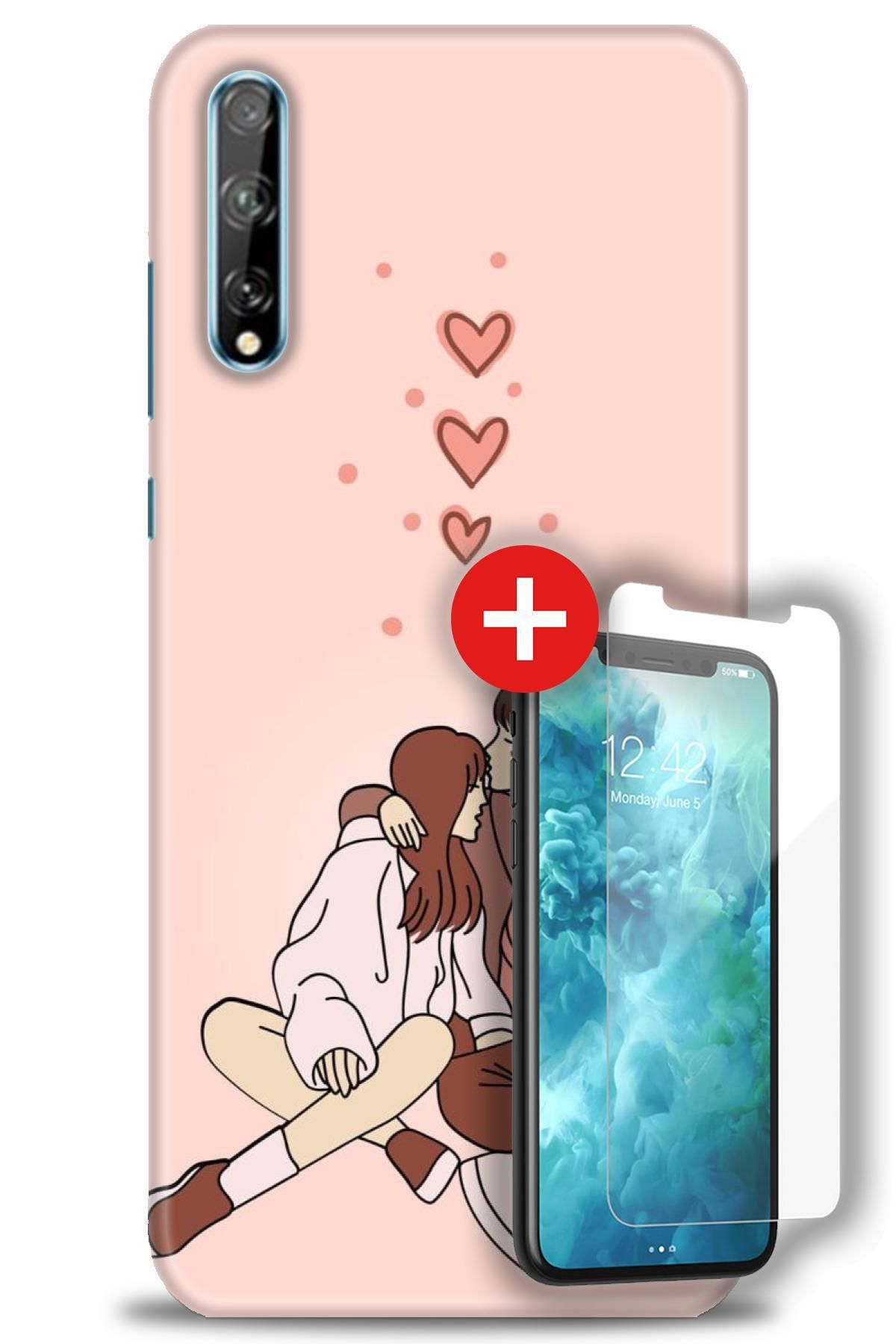 kılıfevreni Huawei Y8P Kılıf HD Baskılı Kılıf + MAT DAVİN KIRILMAZ EKRAN KORUYUCU x (47)