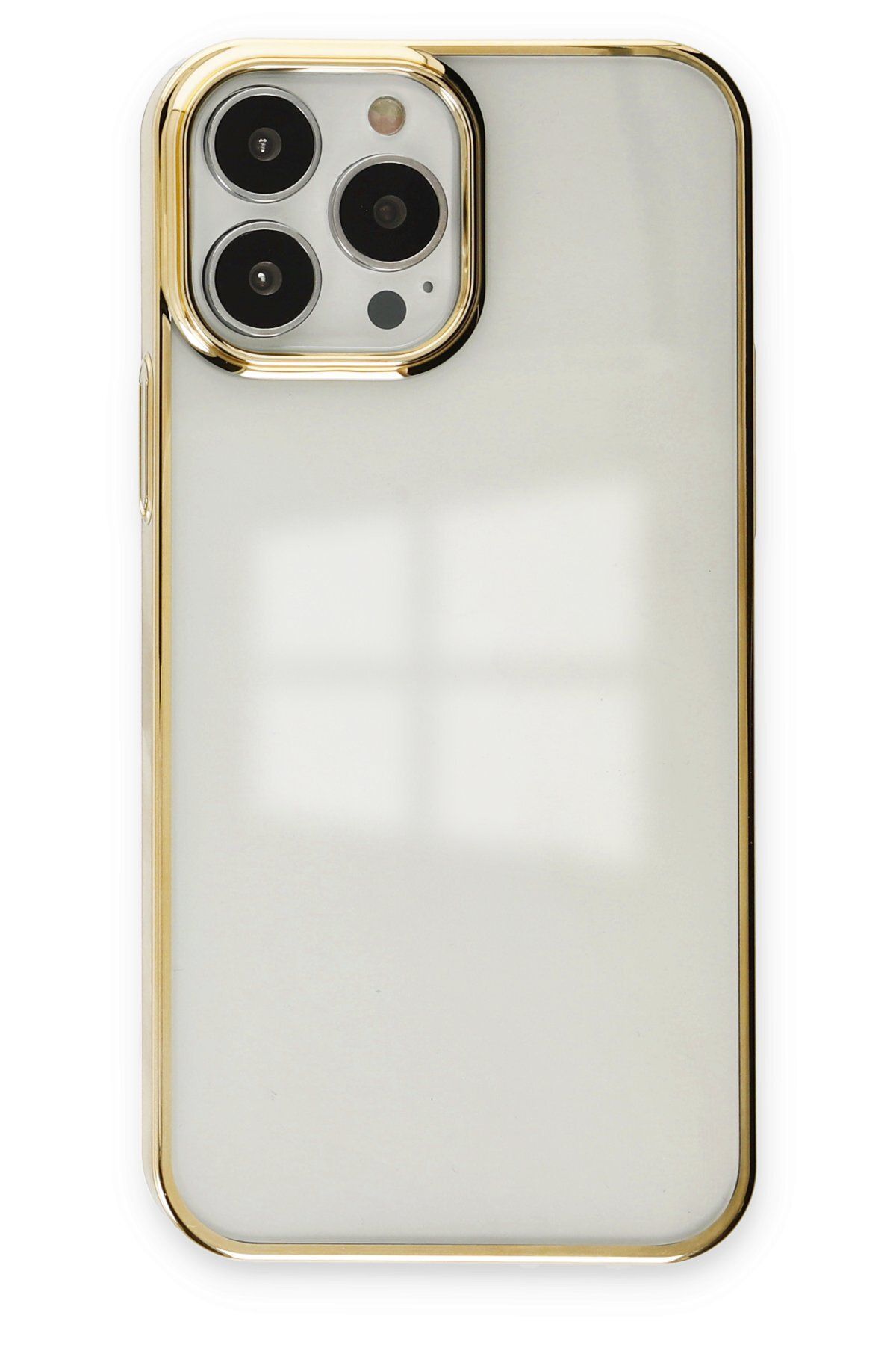 NewFace iPhone 14 Pro Max Kılıf Element Silikon - Gold GLSTD