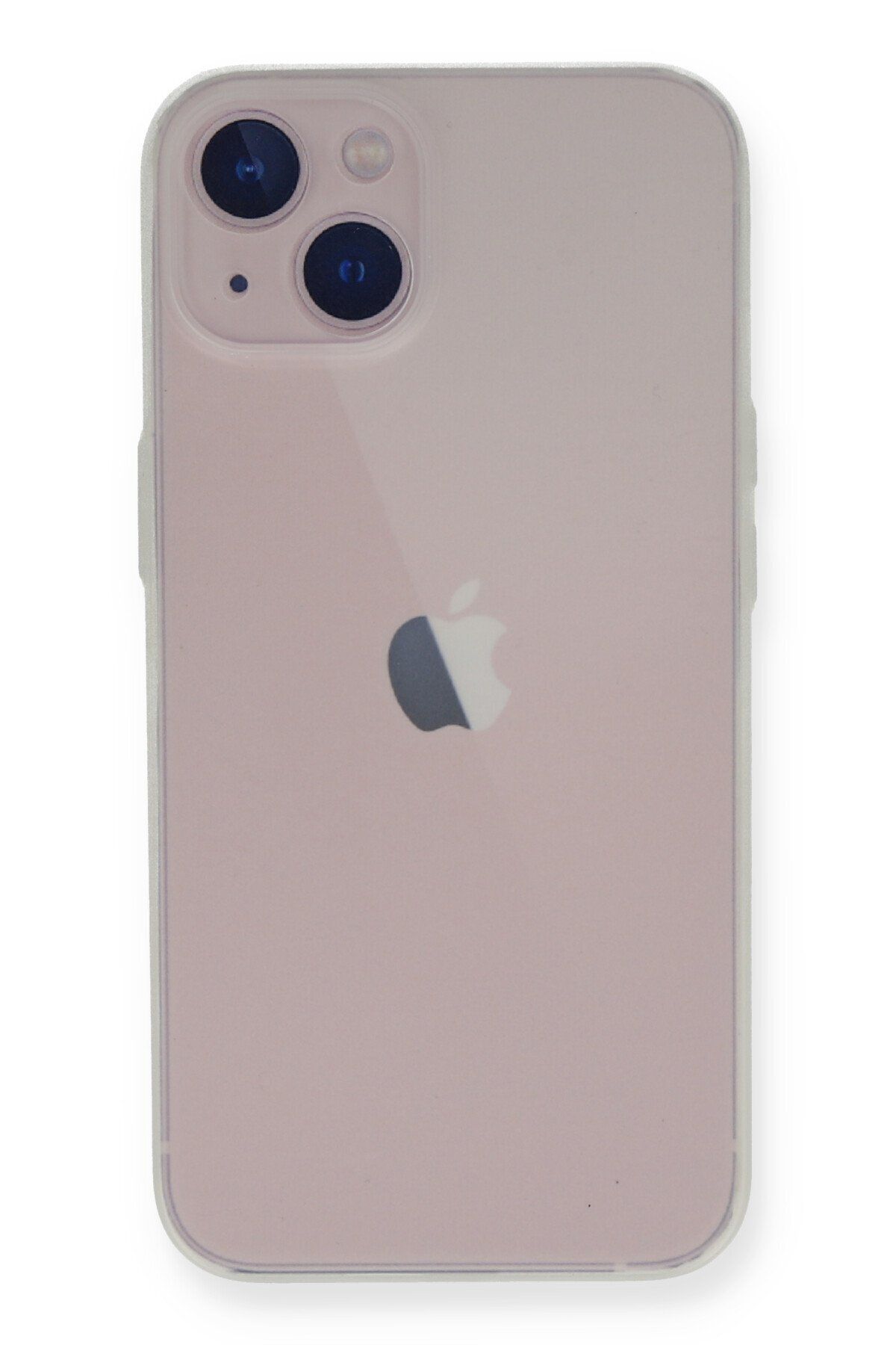 NewFace iPhone 14 Plus Kılıf PP Ultra İnce Kapak - Beyaz GLSTD