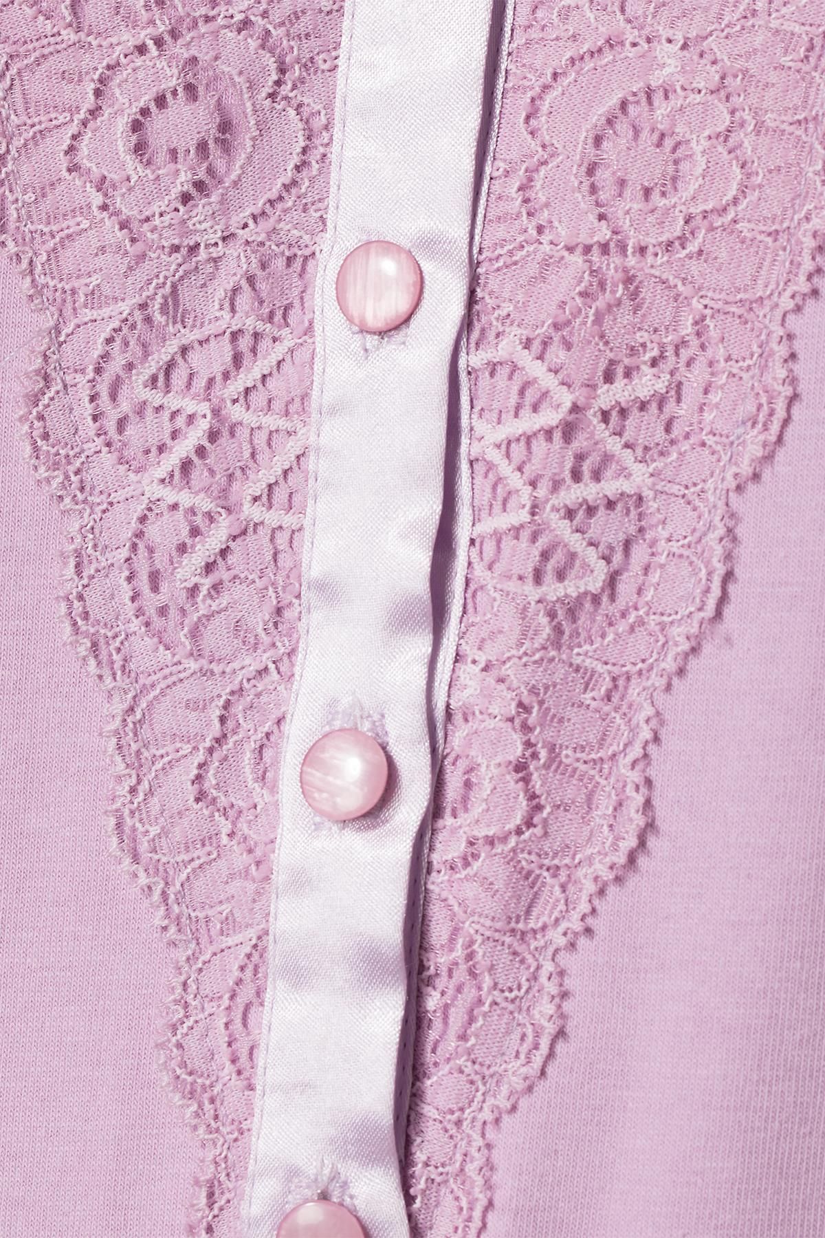Doremi-Long Sleeve Combed Cotton Nightgown 5