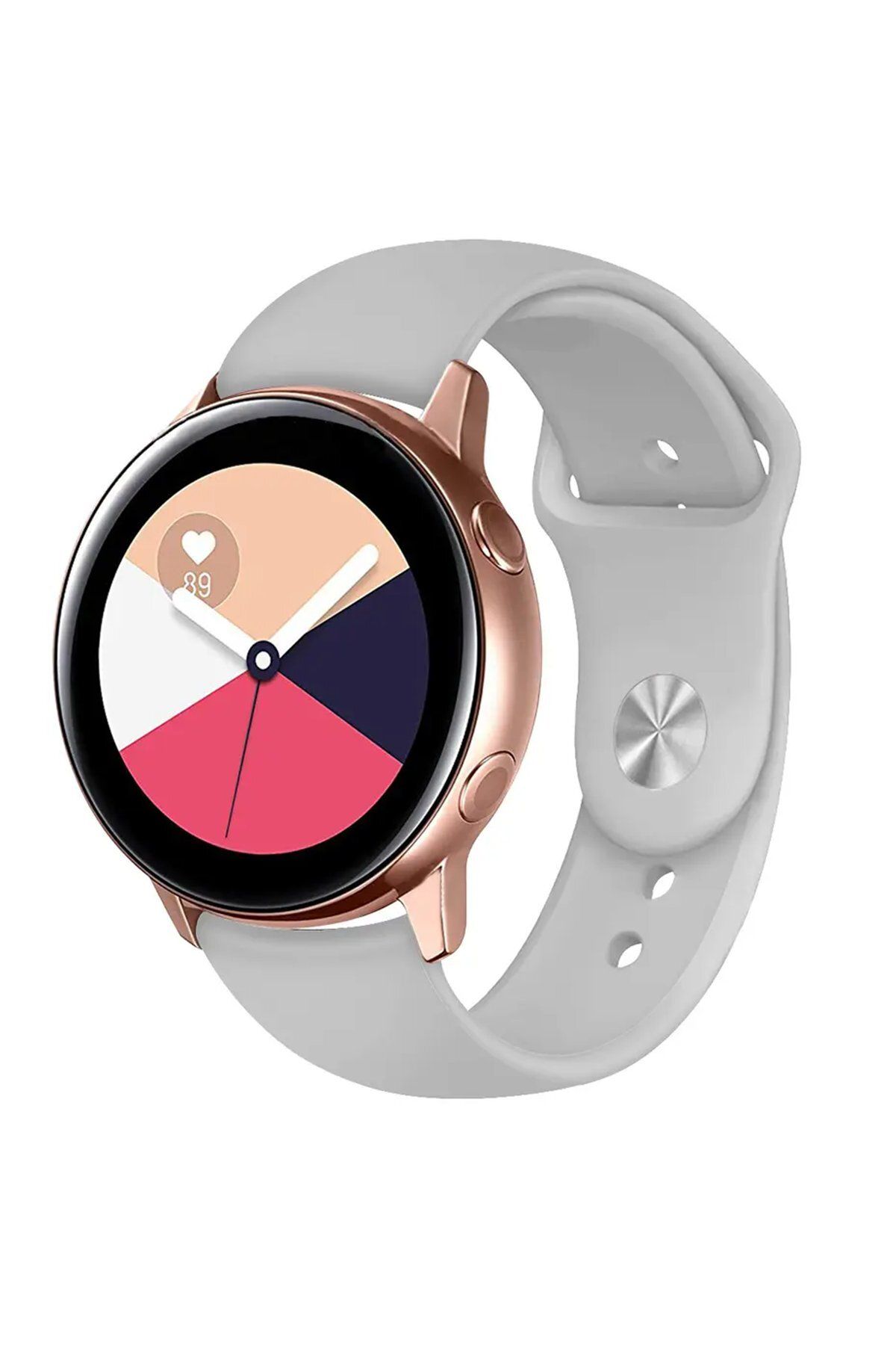 NewFace GT4 46mm 22mm Klasik Kordon - Açık Gri 374113