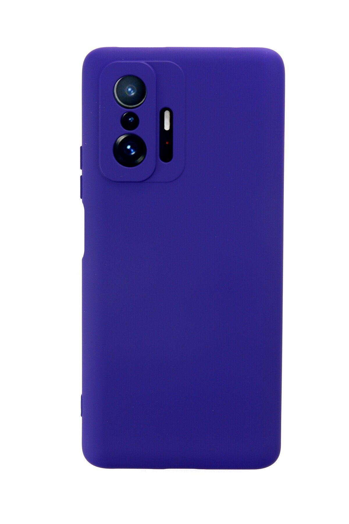 NewFace Xiaomi Mi 11T Uyumlu Kılıf Nano içi Kadife Silikon - Mor MRAYD