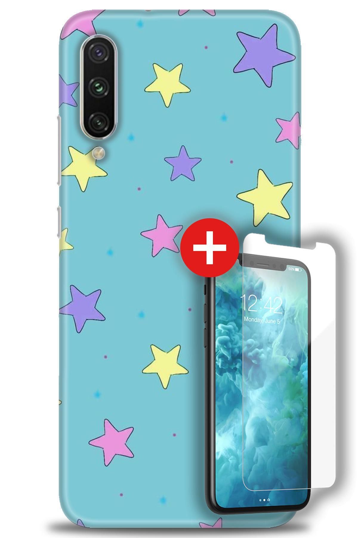 kılıfevreni Xiaomi Mi A3 HD BASKILI KILIF + MAT DAVİN KIRILMAZ EKRAN KORUYUCU  f (88)