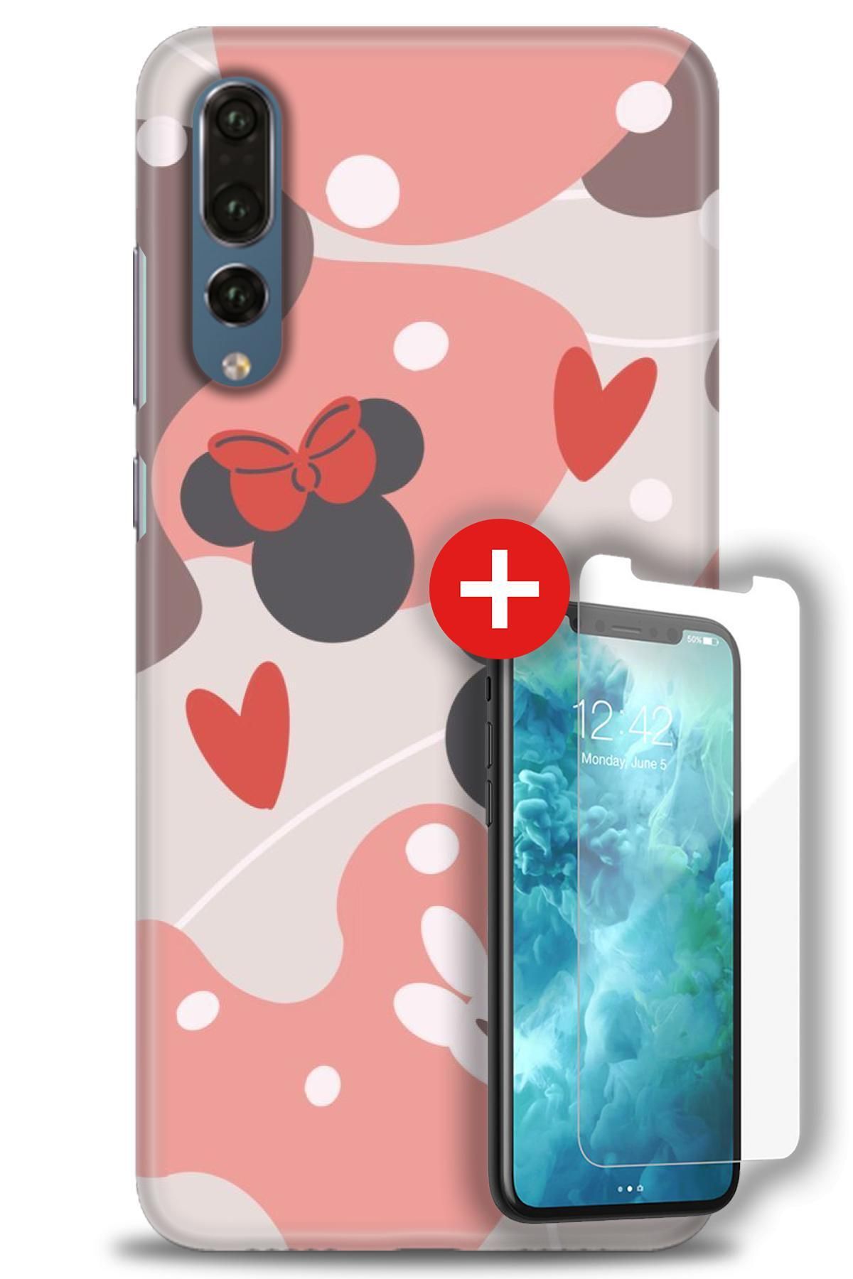 kılıfevreni Huawei P20 Pro Kılıf HD Baskılı Kılıf + MAT DAVİN KIRILMAZ EKRAN KORUYUCU n (74)