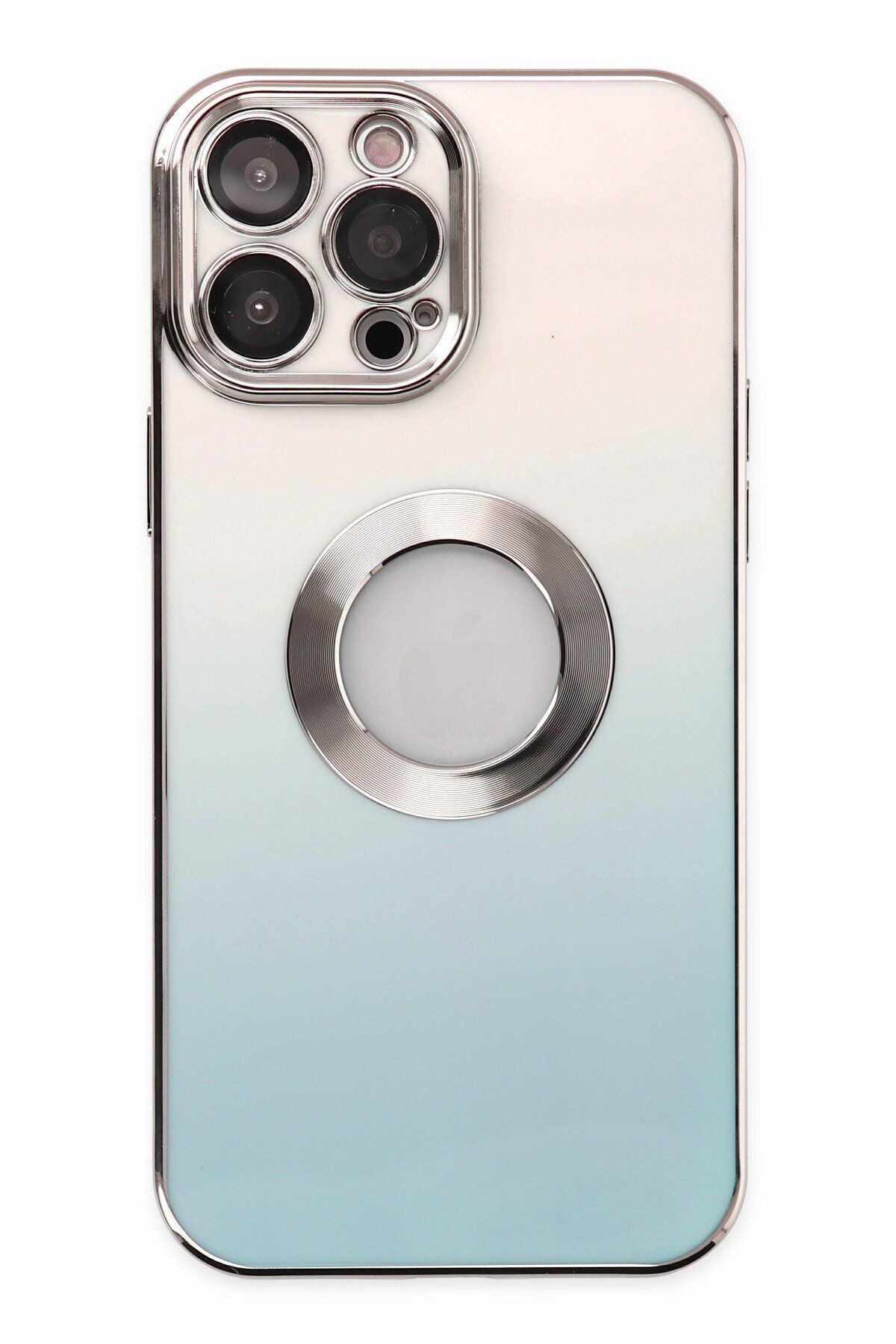 NewFace iPhone 13 Pro Max Kılıf Best Silikon - Turkuaz MRAYD