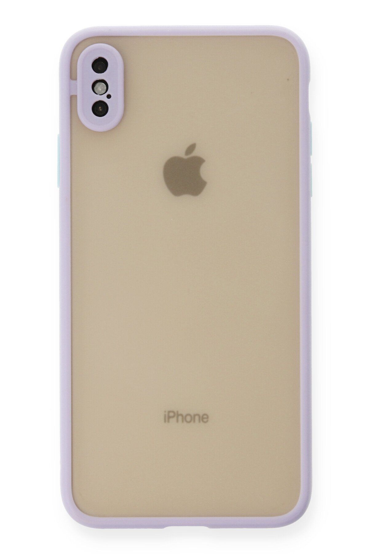 NewFace iPhone XS Max  Uyumlu Kılıf Montreal Silikon Kapak - Mor MRAYD