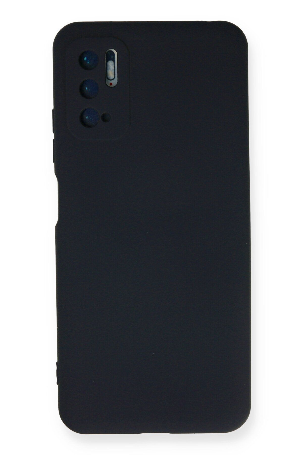NewFace Poco M3 Pro Uyumlu  Kılıf Nano içi Kadife Silikon - Lacivert ZRNET