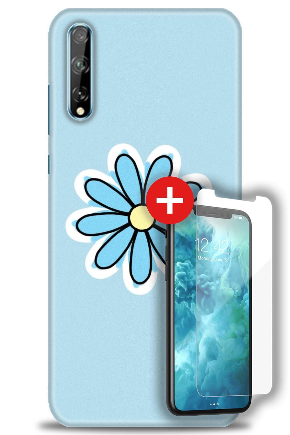 kılıfevreni Huawei P Smart S Kılıf HD Baskılı Kılıf + MAT DAVİN KIRILMAZ EKRAN KORUYUCU w (6)